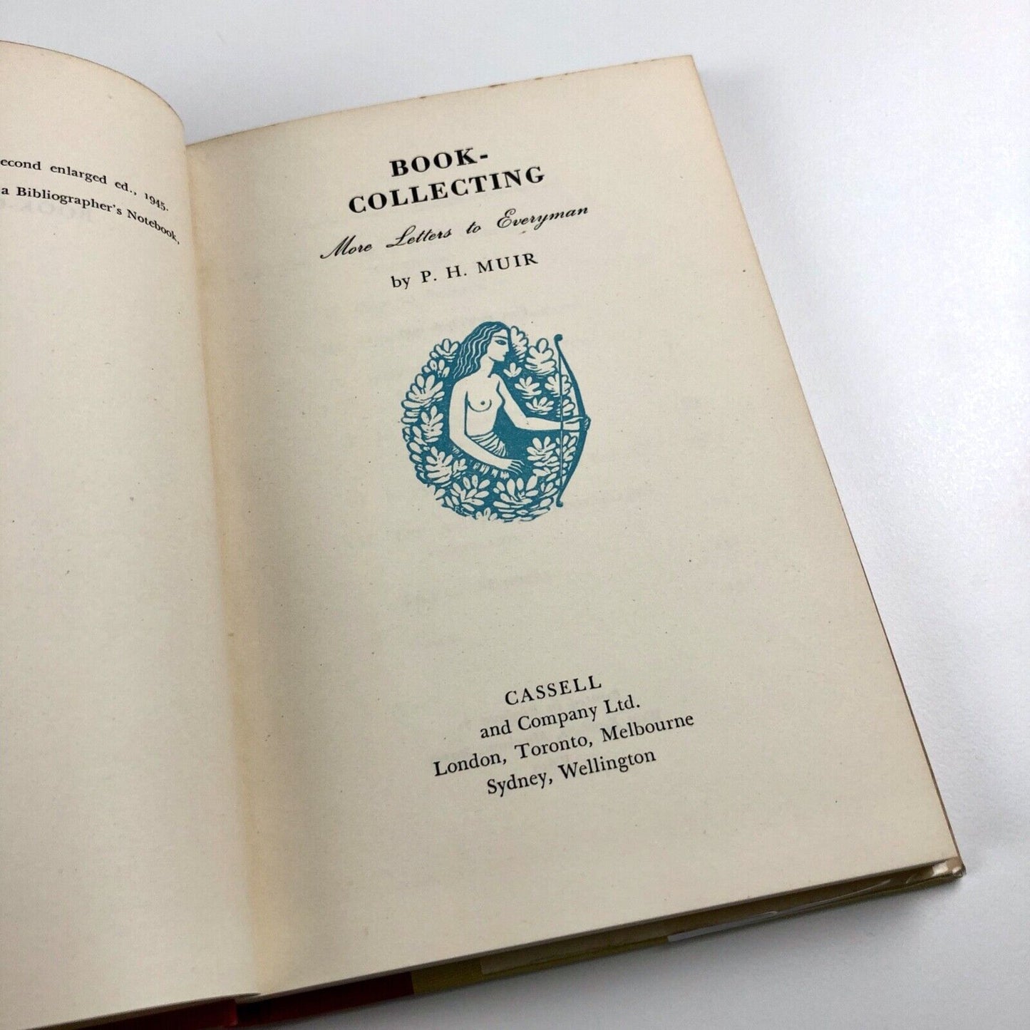 Book-Collecting More Letters to Everyman by Percy H. Muir | Cassell, 1949