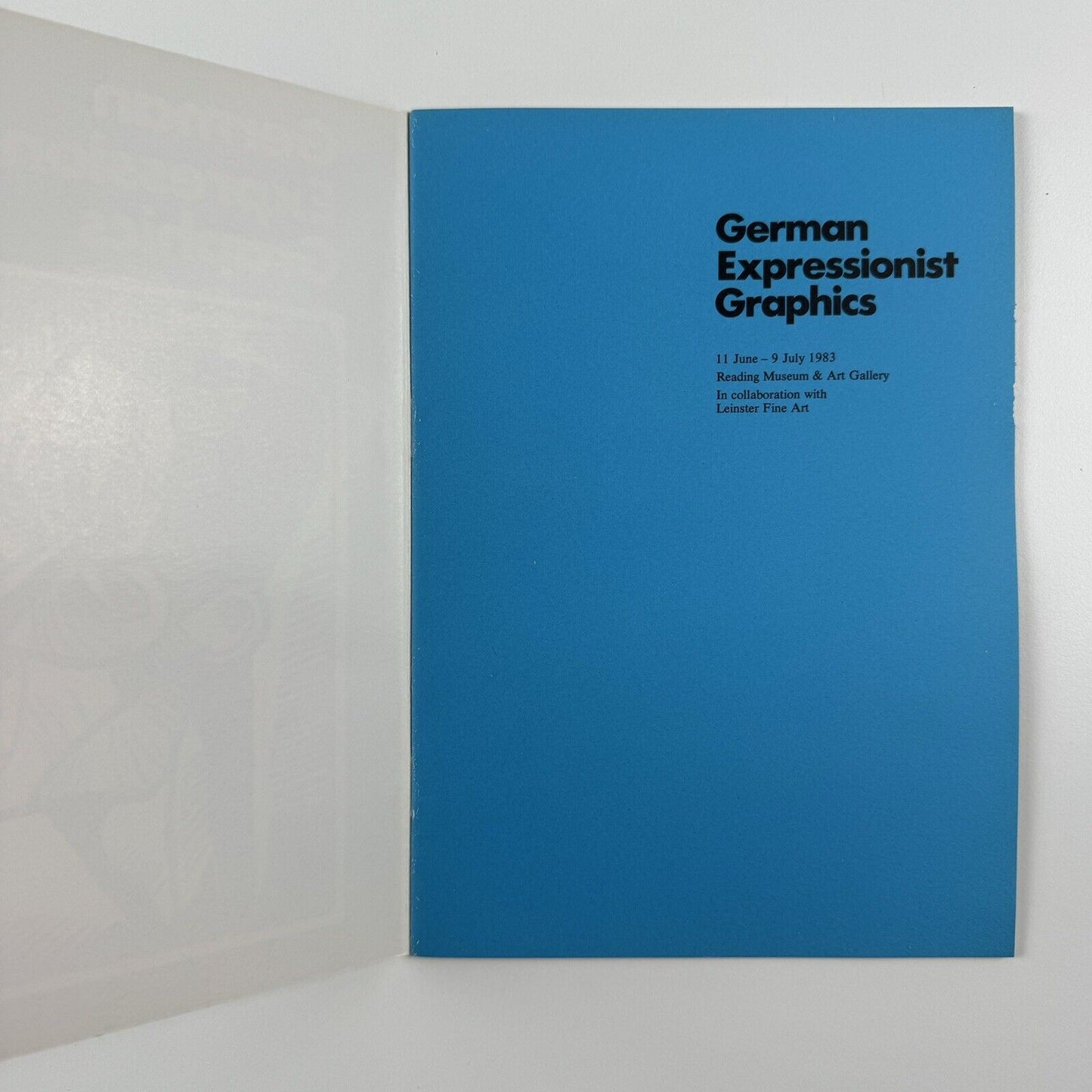 German Expressionist Graphics | Reading Museum & Art Gallery & Leinster Fine Art, 1983