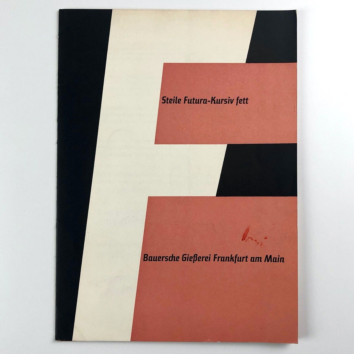 Steile Futura-Kursiv fett | Bauersche Gießerie type specimen | Paul Renner