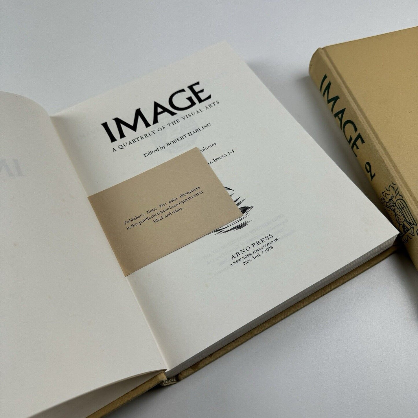 Image. A quarterly of the visual arts edited Robert Harling | Arno Press, New York, 2 vols 1975 facsimile edition in black and white only
