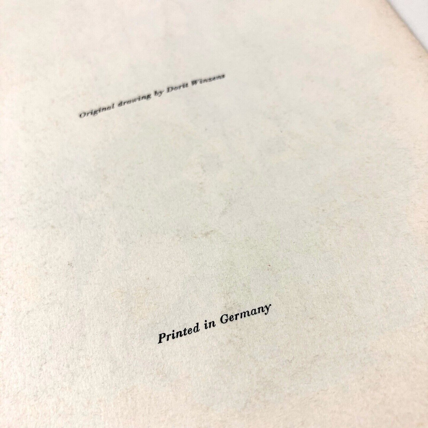 Christmas card / leaflet – Bauer Type Foundry Frankfurt-Main | Dorit Winzens, 1959