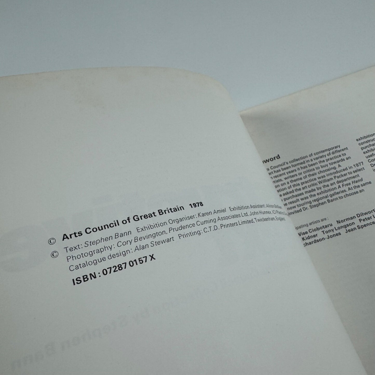 Constructive Context. An Exhibition Selected from the Arts Council Collection by Stephen Bann | Art Council of Great Britain, 1978