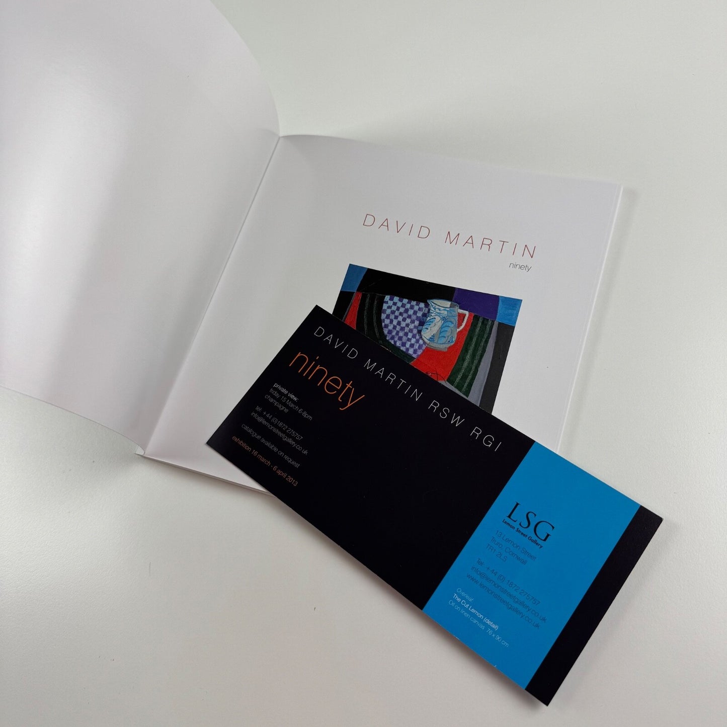 David Martin. Ninety | Lemon Street Gallery, 2013