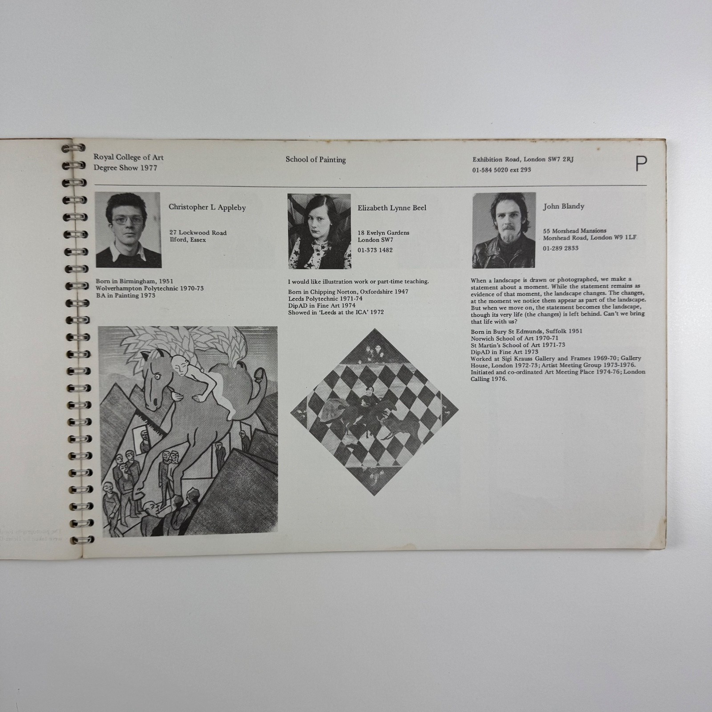 Royal College of Art Degree Show 1977 | School of Painting