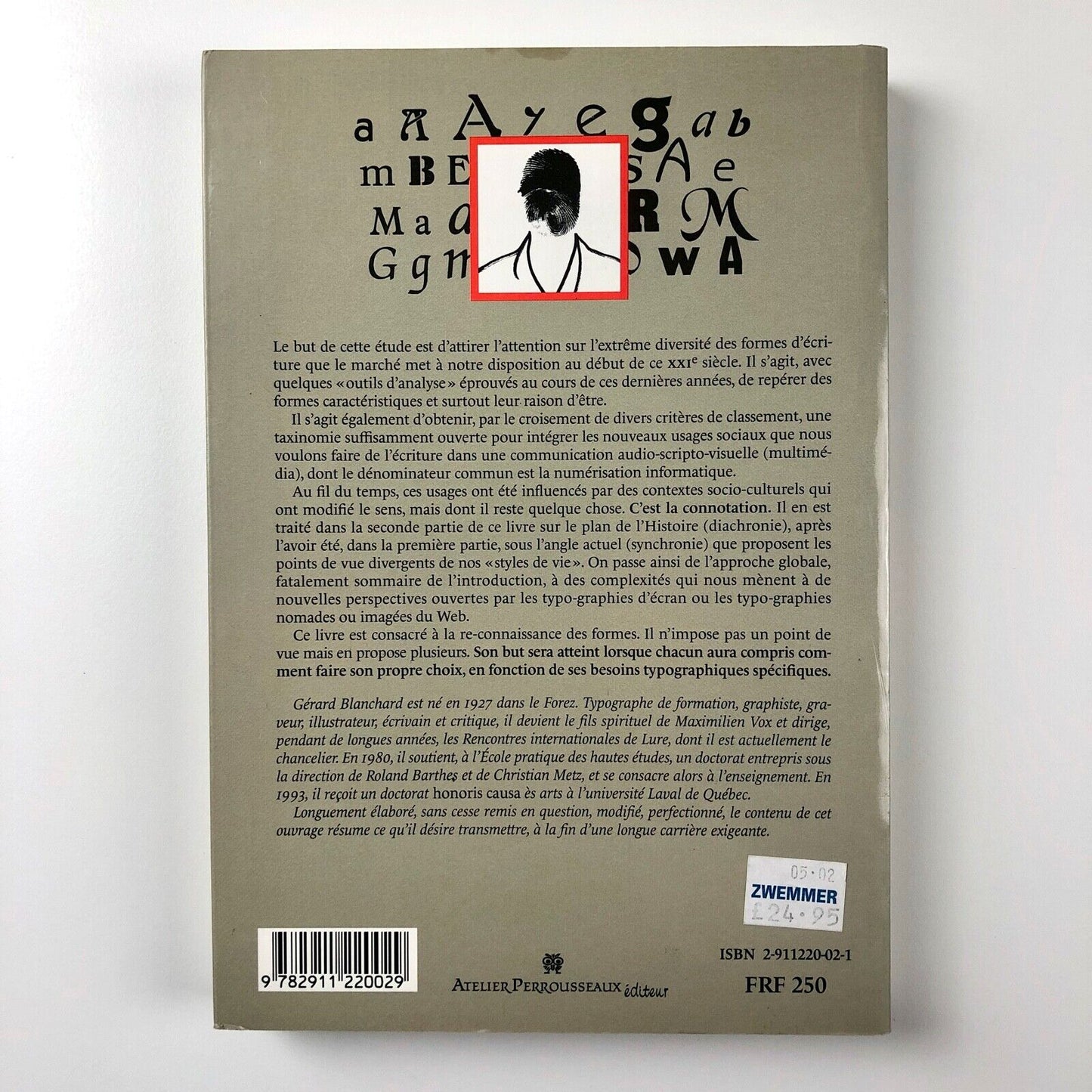 Aide au choix de la Typographie – Cours Supérieur | Gérard Blanchard, 1998