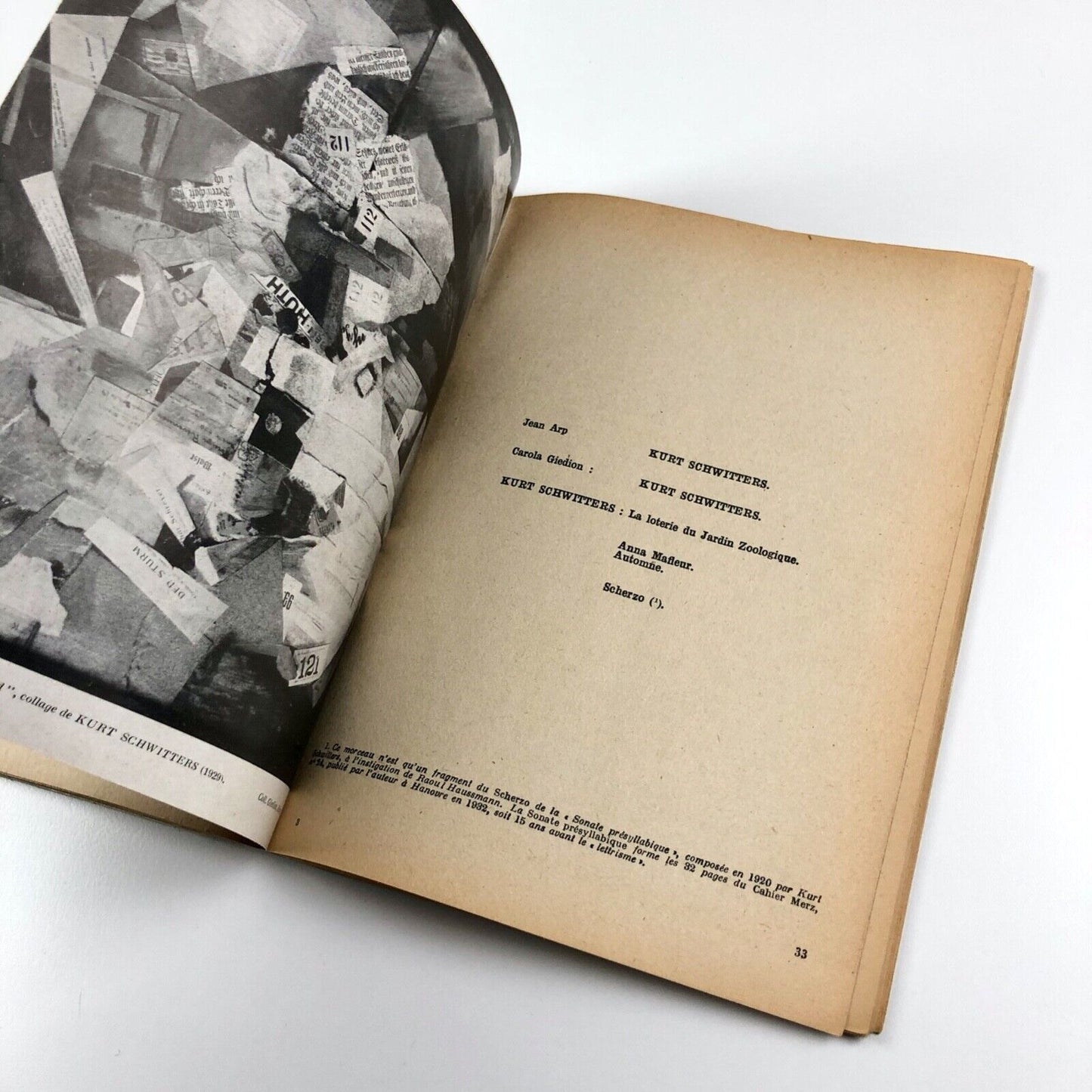 K. Revue de la poésie No. 3. De l'Humour à la Terreur Hommage à Kurt Schwitters, La revue de la poésie, Paris, 1949