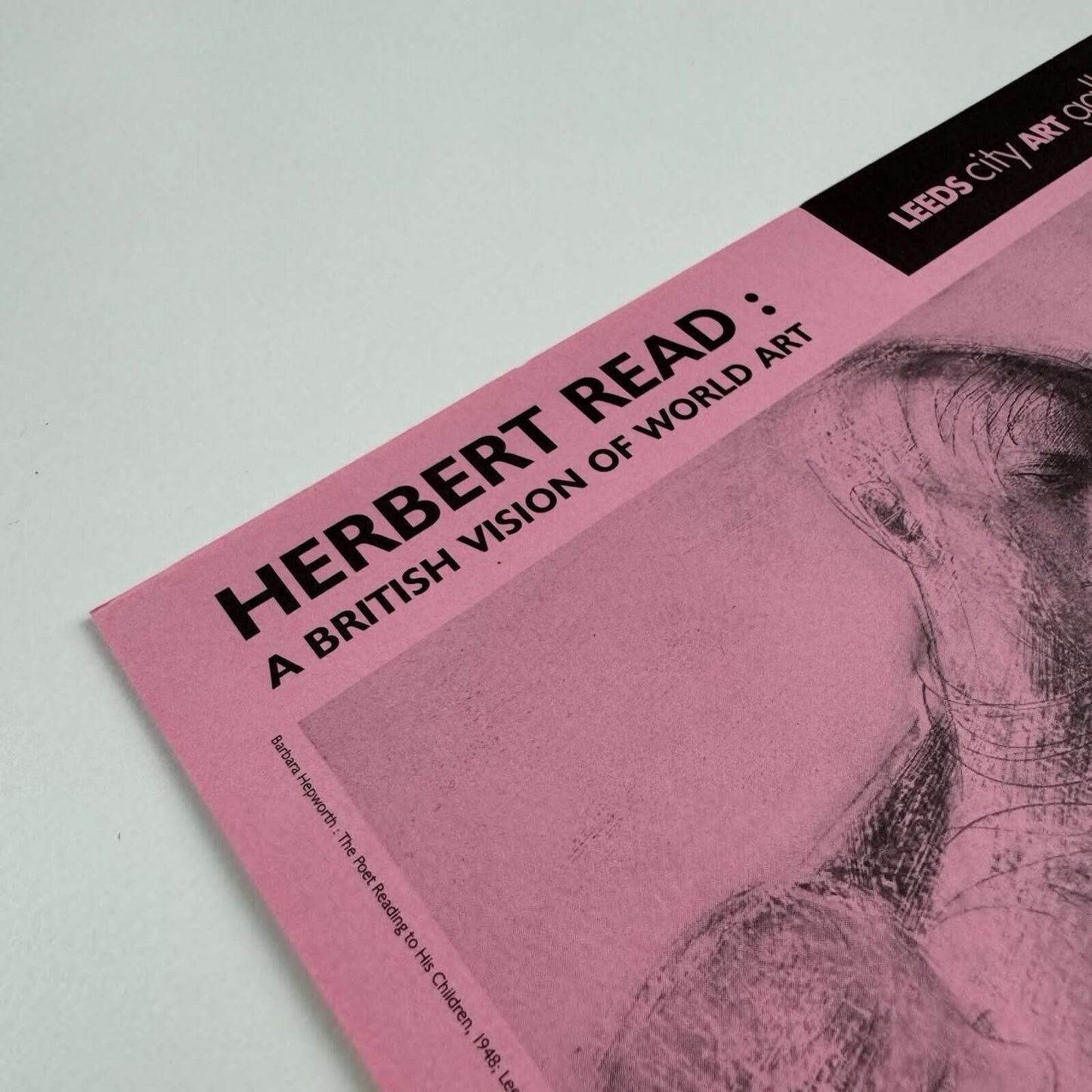 Leaflet/flyer for Herbert Read: A British Vision of World Art | Leeds City Art Gallery, 1994