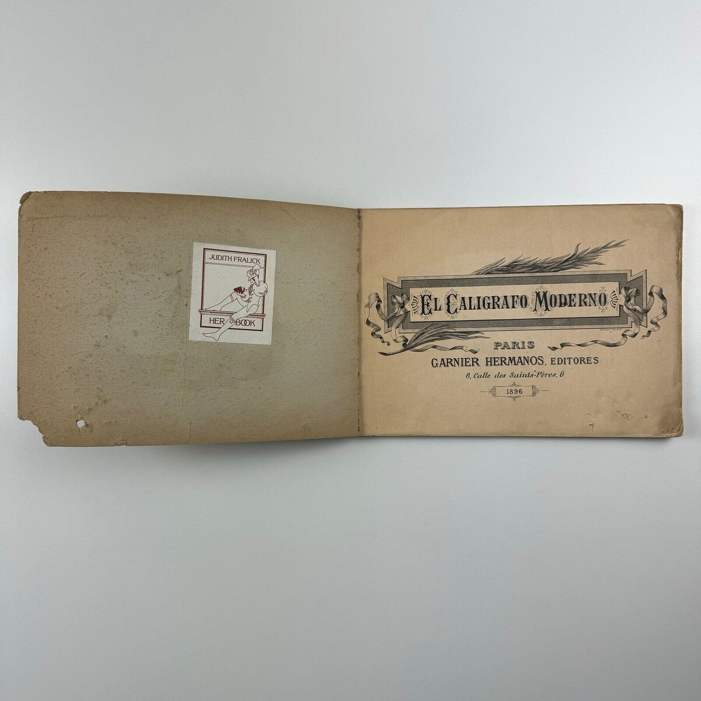 El Caligrafo Moderno | Garnier Hermanos Editores, Paris, 1896