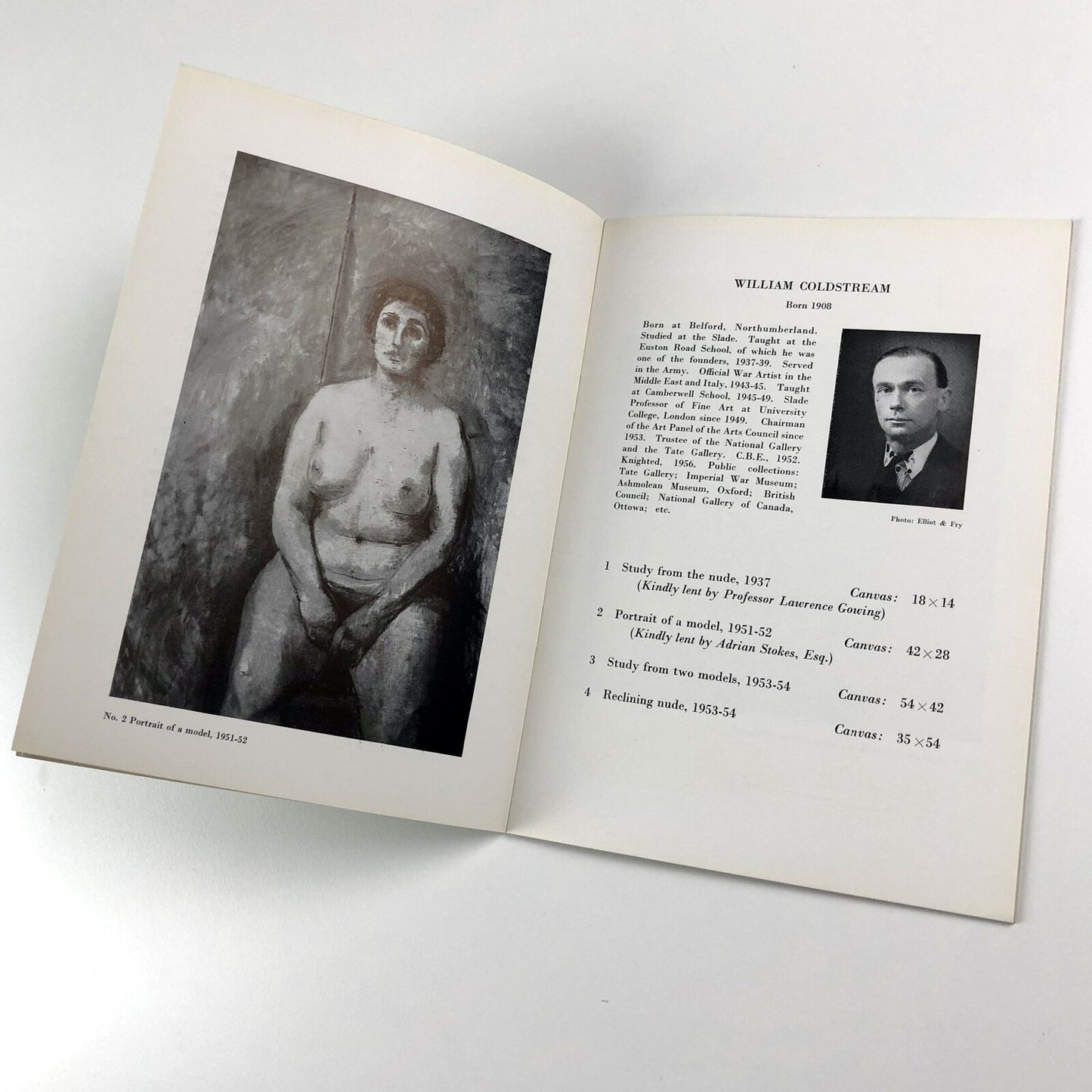 Critics Choice David Sylvester Works by Living British Artists | Arthur Tooth catalogue, 1958