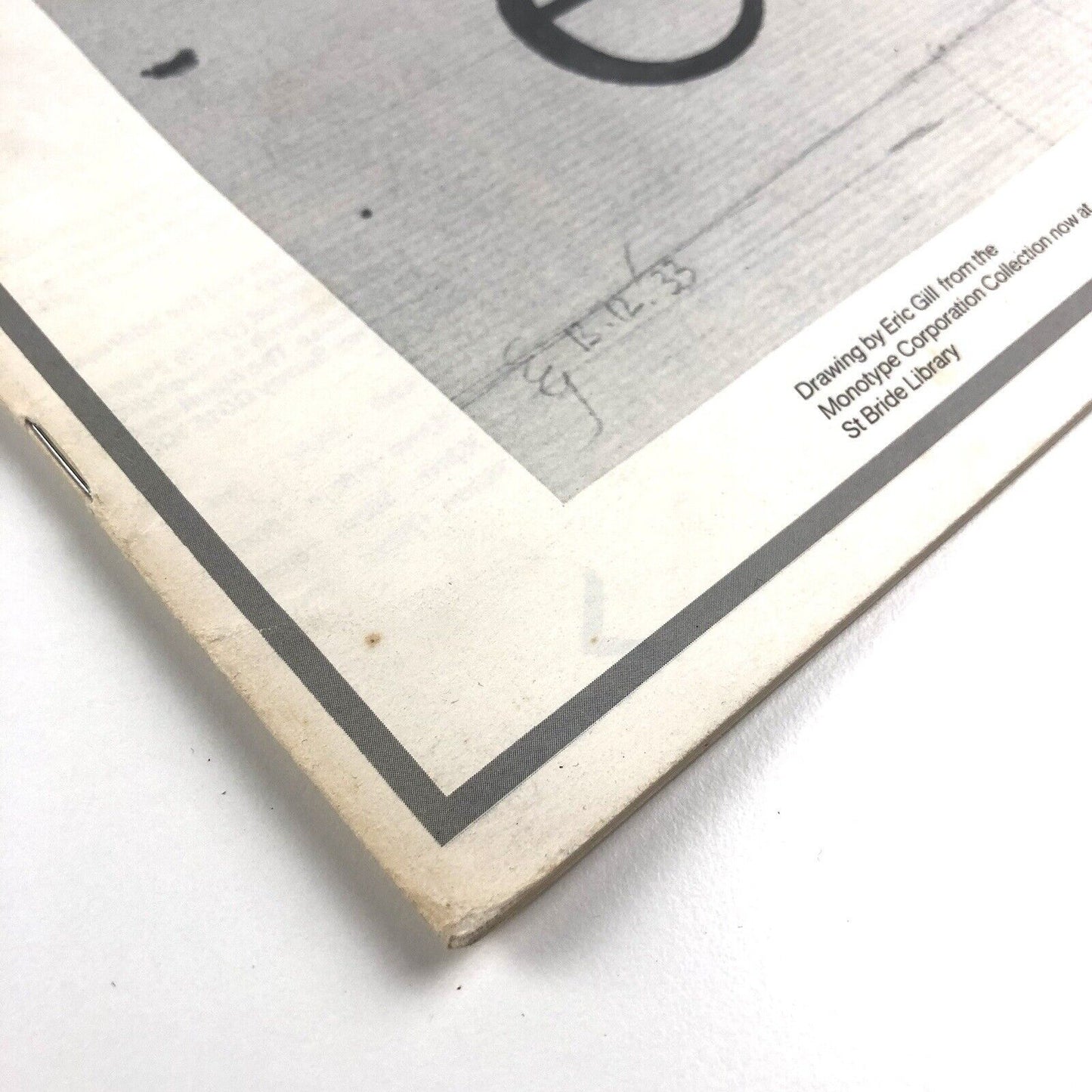 Typographic 9 The Journal of the Society of Typographic Designers | includes article on Edward Wright by Theo Crosby