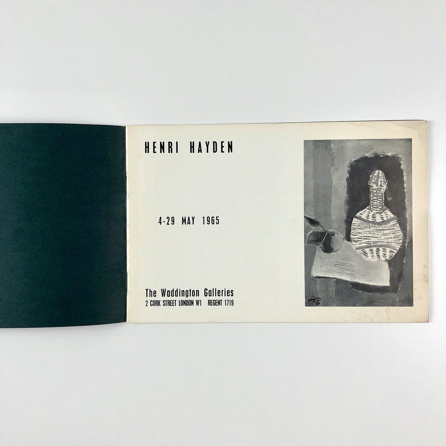 Henri Hayden exhibition catalogue | The Waddington Galleries, London | May 1965