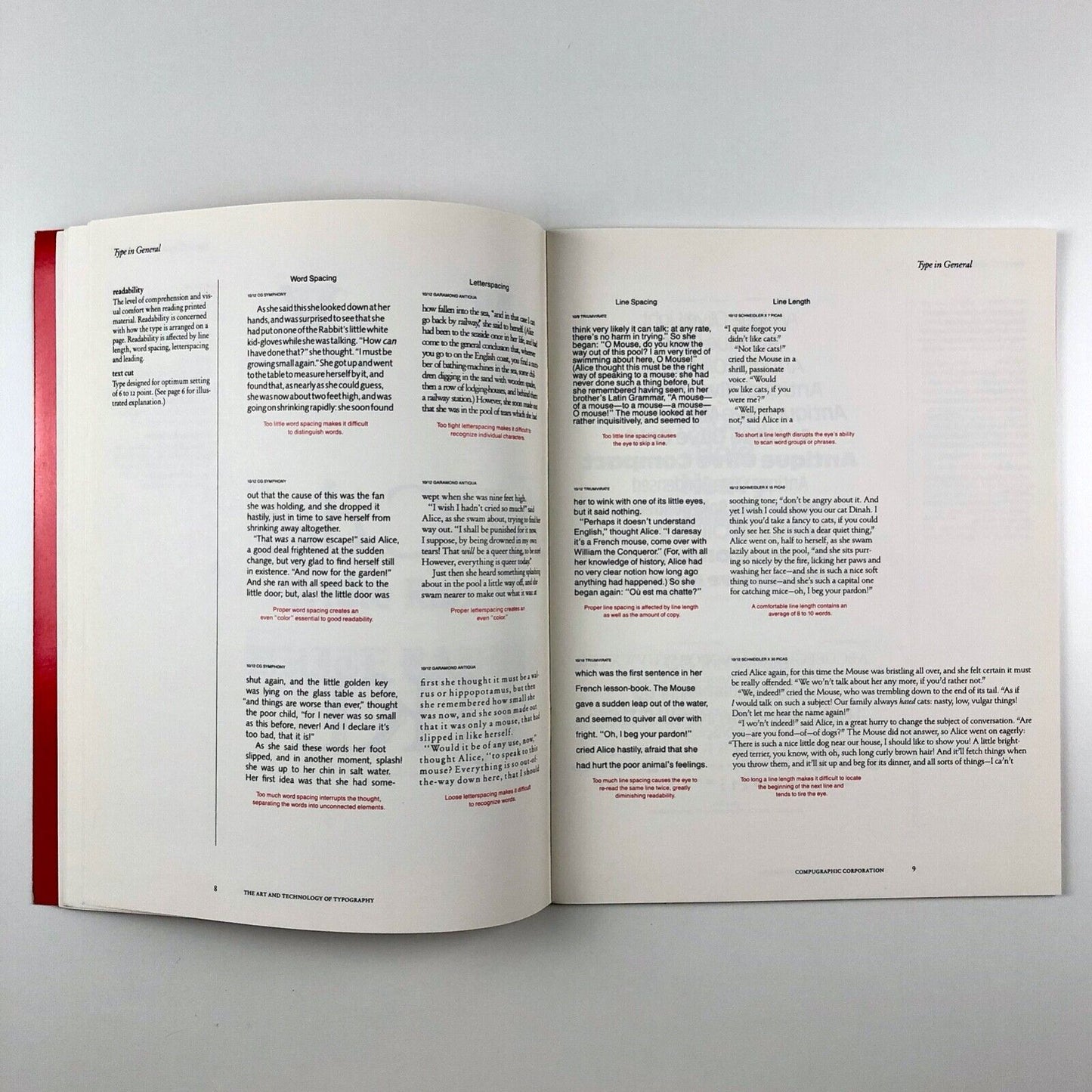 The Art & Technology of Typography | Compugraphic Corporation, 1988