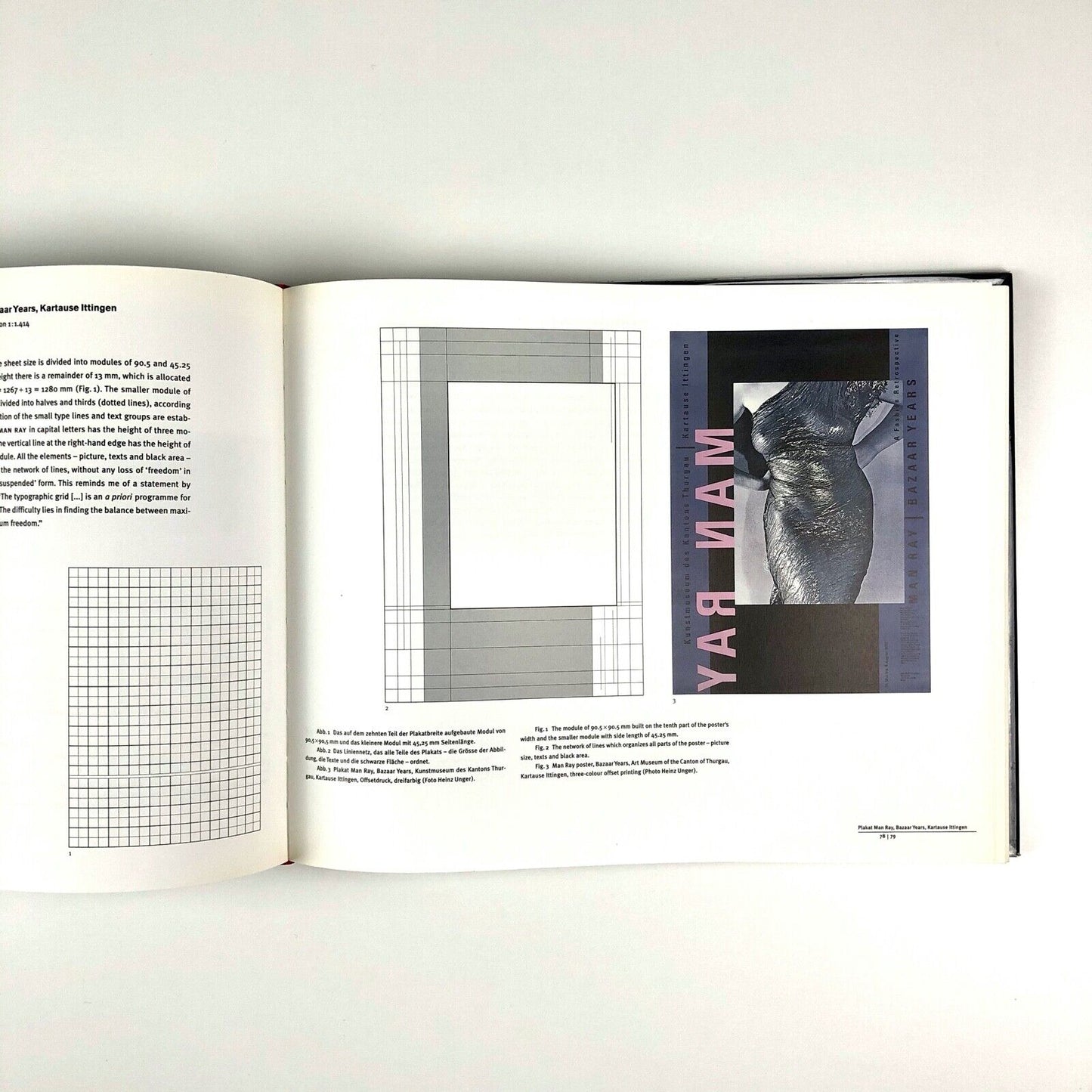 Der Typographische Raster | The Typographic Grid, by Hans Rudolf Bosshard, 2000
