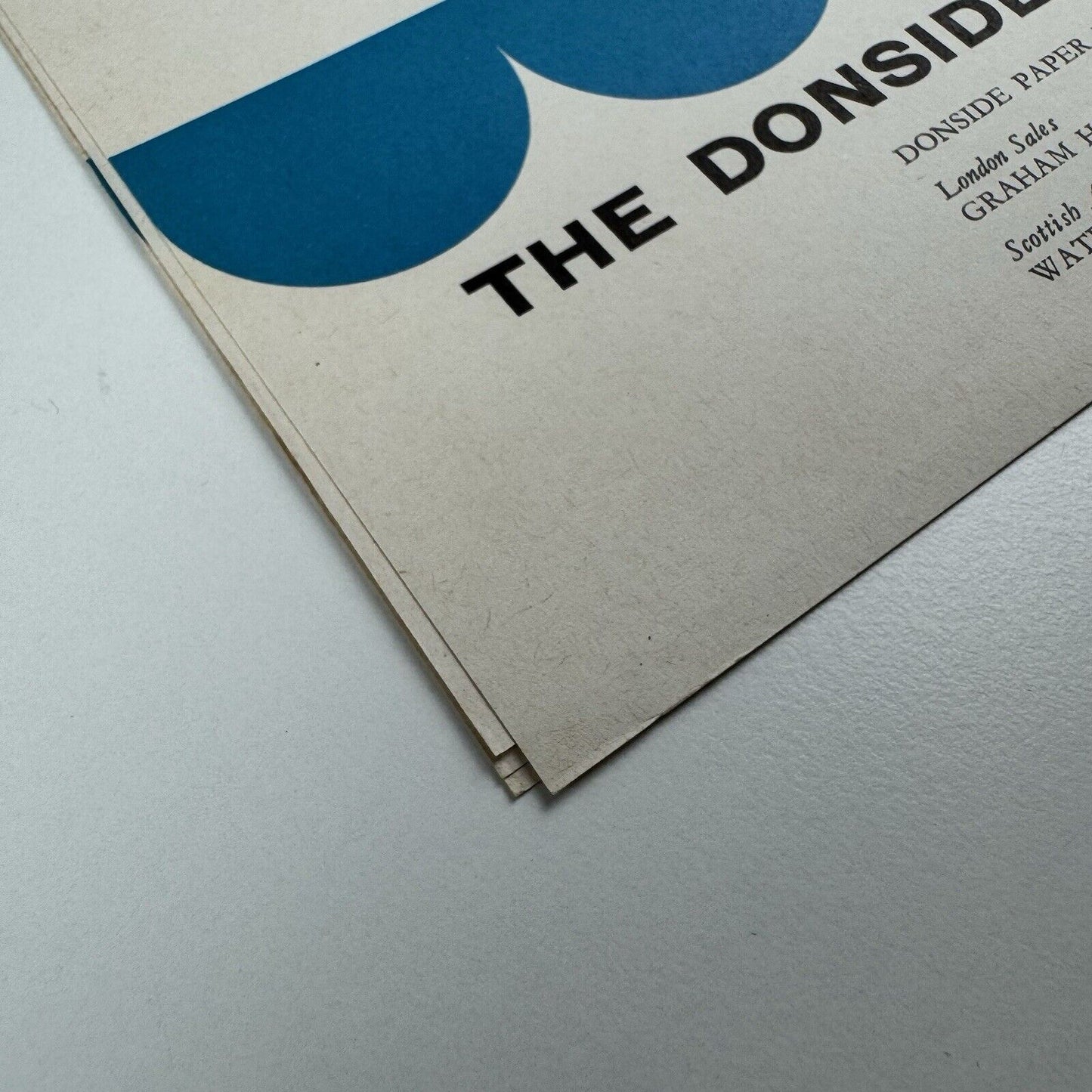 Paper sample leaflet Mattcote Jarrold & Sons | Illustrations taken from glove puppets made by Anna Marita | Donside Paper Co