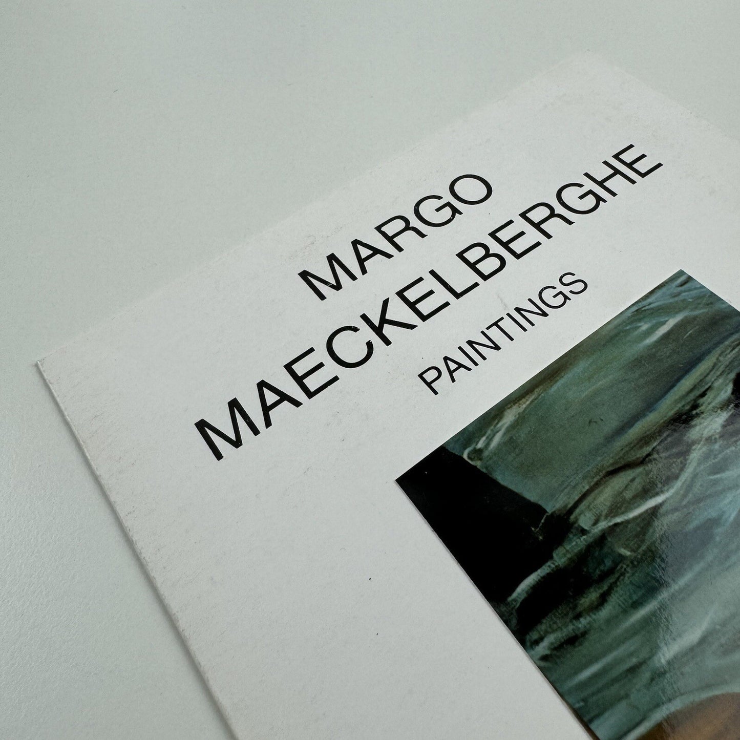 Margo Maeckelberghe – Paintings | The Penwith Gallery St Ives | Folded card