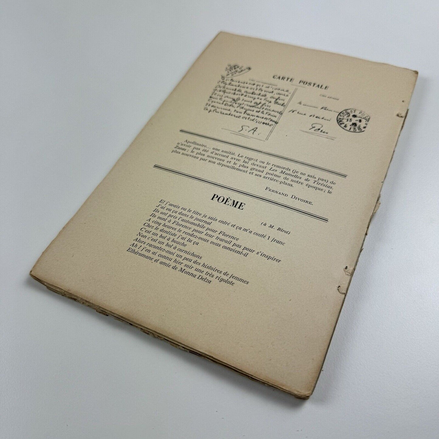 L'Esprit Nouveau journal No. 26 1924 | Amédée Ozenfant & Le Corbusier | Apollinaire