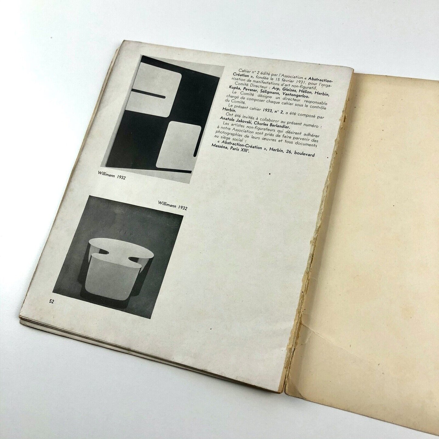 Abstraction Création Art Non Figuratif 1933, Cahier no. 2 | Auguste Herbin