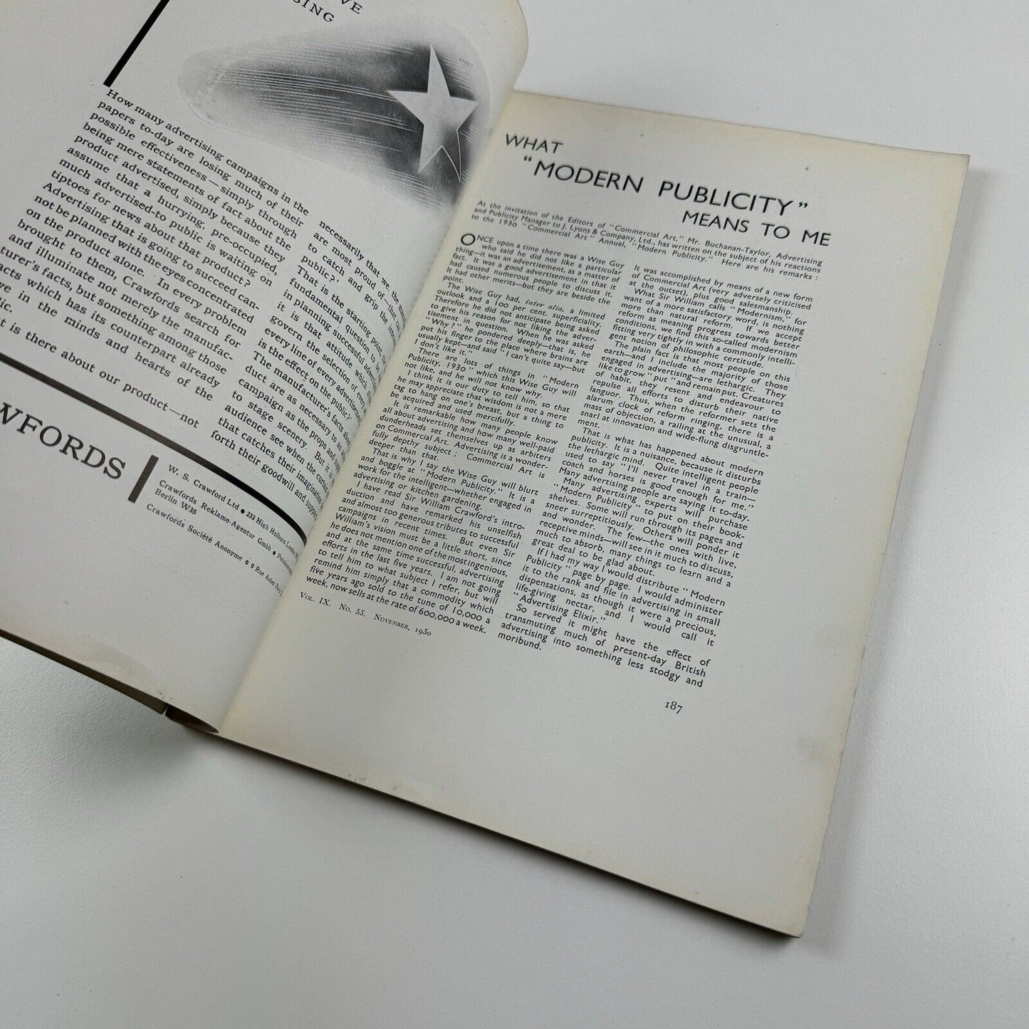 Commercial Art – The Advertisers Magazine | November 1930, No 53 | The Studio