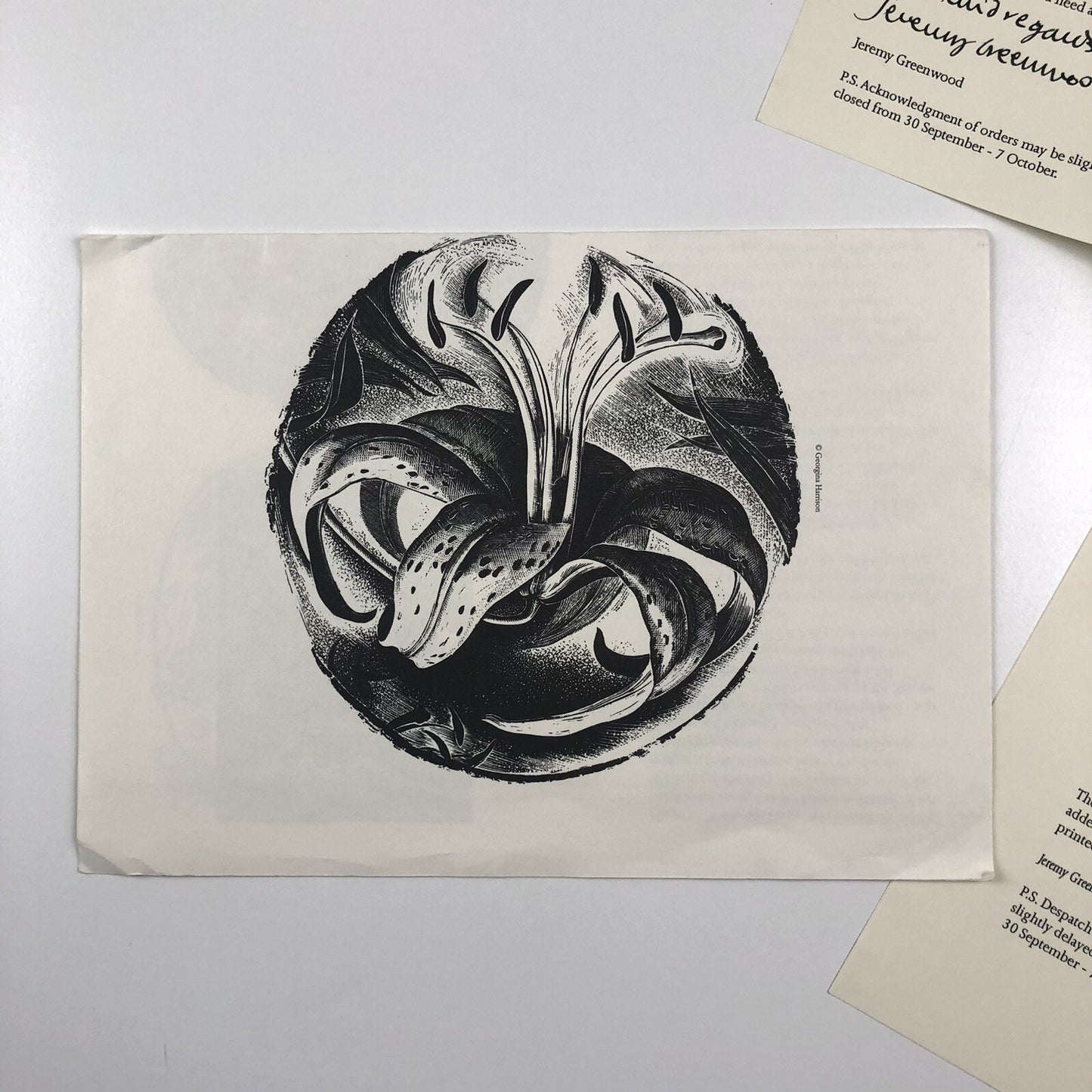 Leaflet – Margaret Bruce Wells: Complete Wood Engravings | The Wood Lea Press, 2000