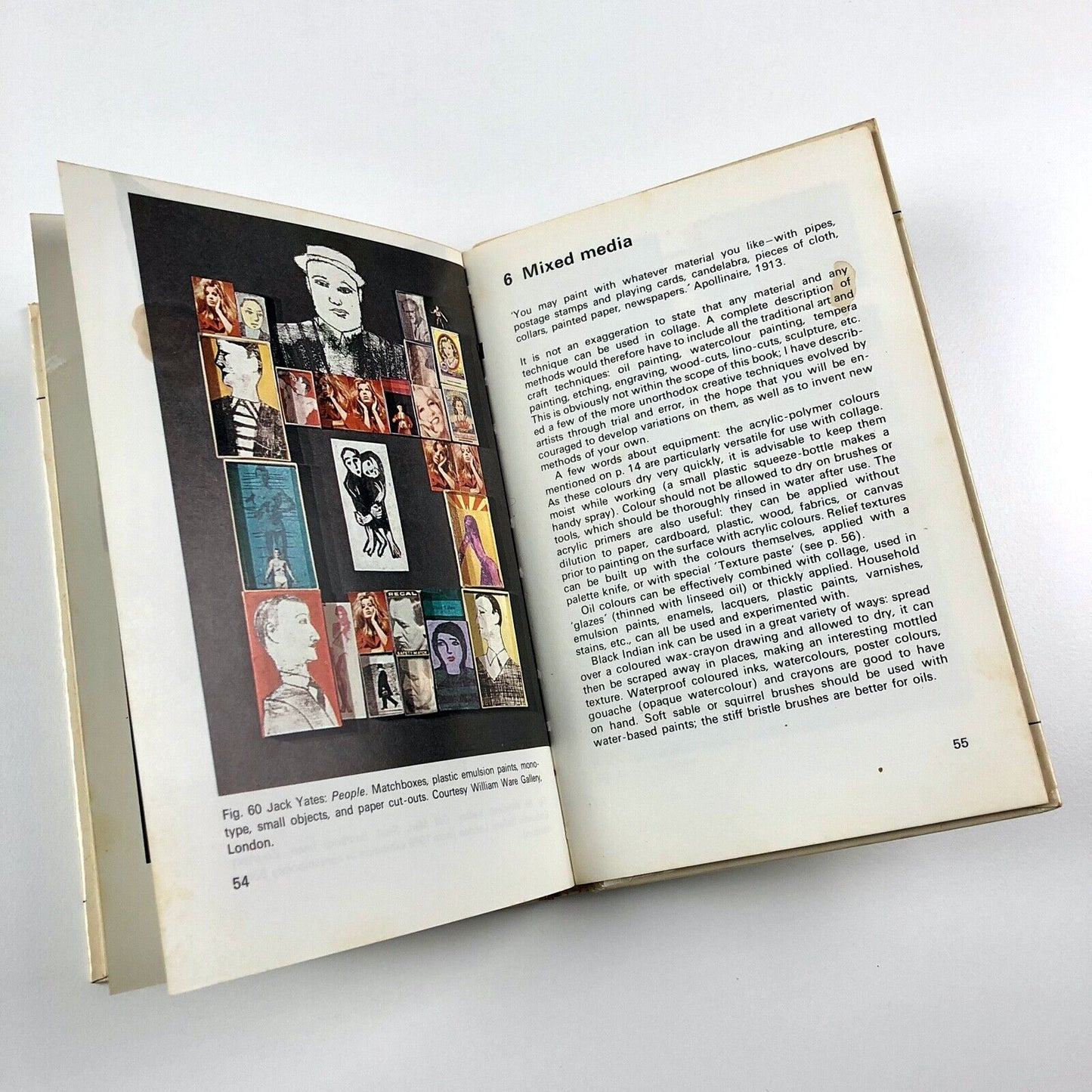 Creating in Collage, Natalie d'Arbeloff & Jack Yates | Studio Vista hardback, 1967