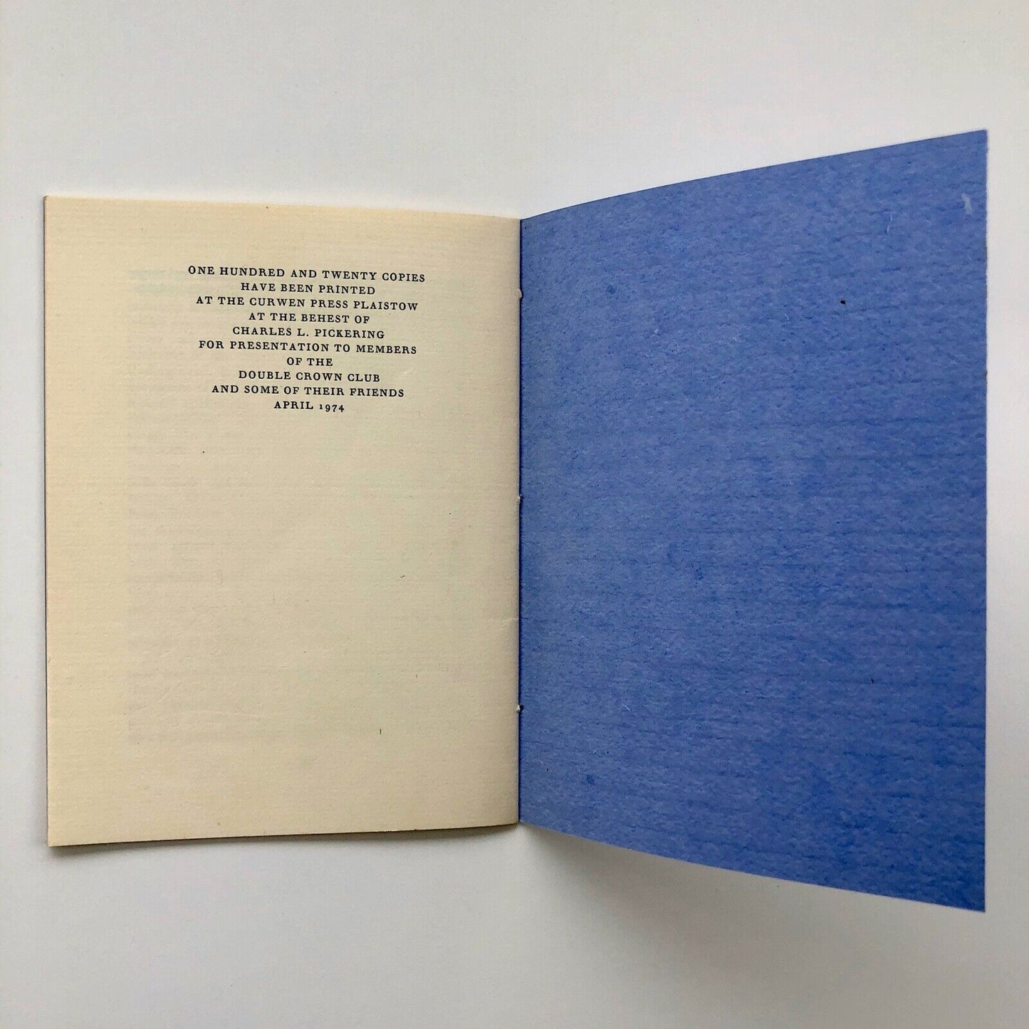 Harold Curwen. The Careful Printer by Herbert Simon | address given at Double Crown Club 1973