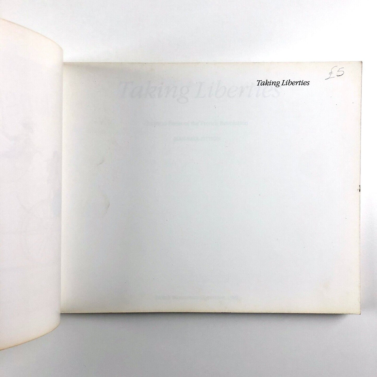 Taking Liberties – Satirical Prints of the French Revolution | Pittion, 1989