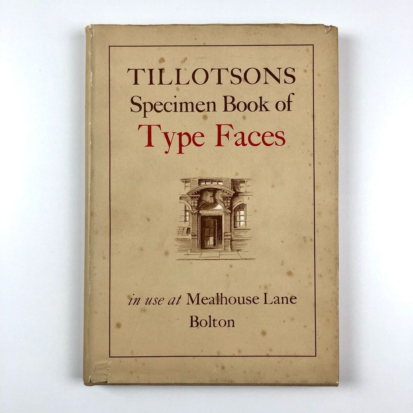 Tillotsons Specimen Book of Type Faces 1949 | Bookplate Peter C.G. Isaac