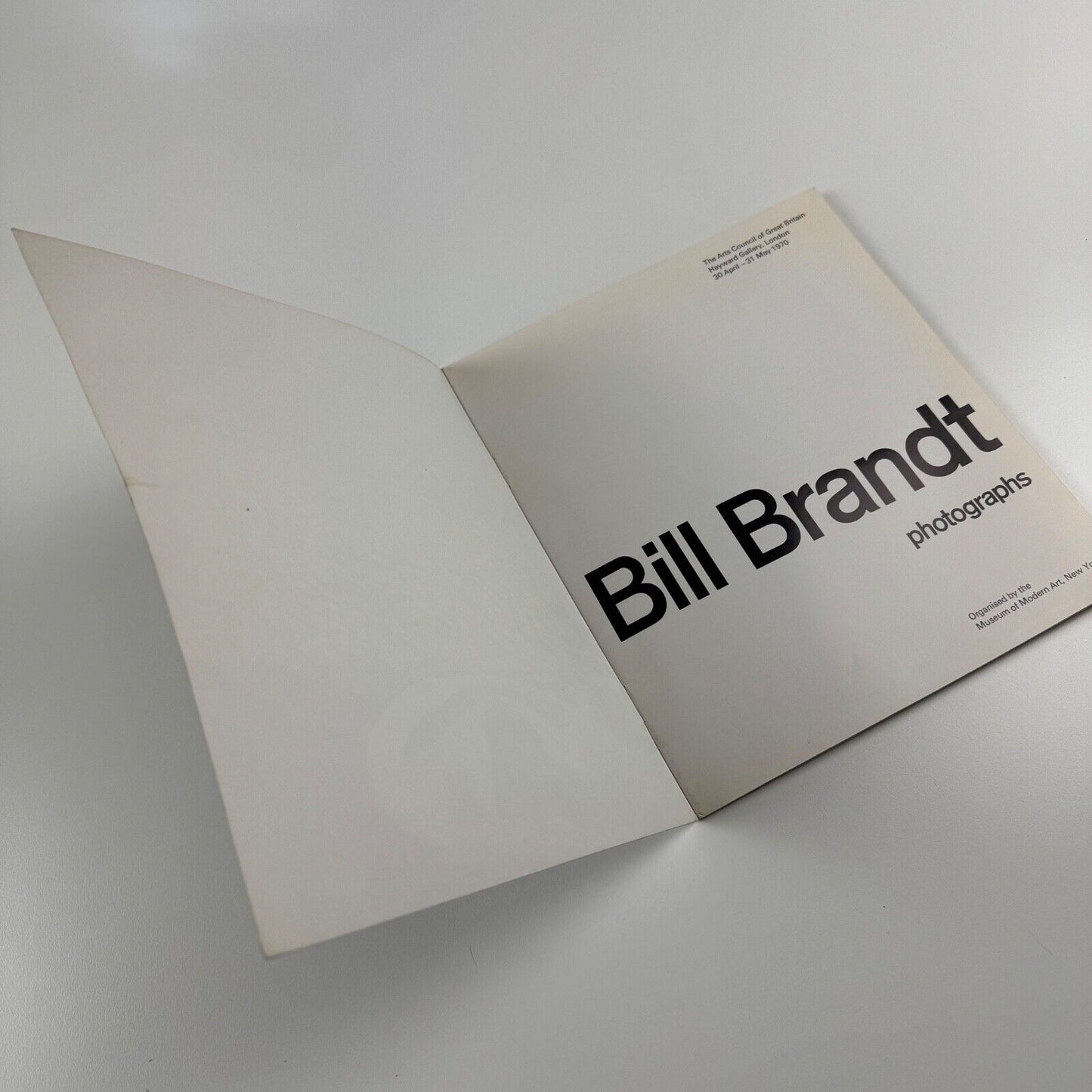 Bill Brandt Photographs | Arts Council, Hayward Gallery, 1970
