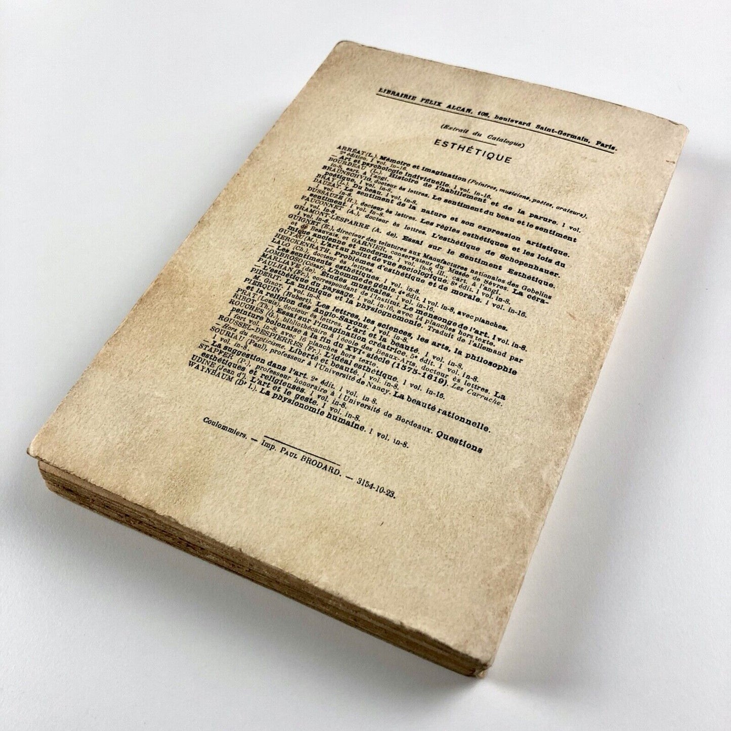 La Science des Couleurs et l’Art du Peintre by Maurice Boigey 1923