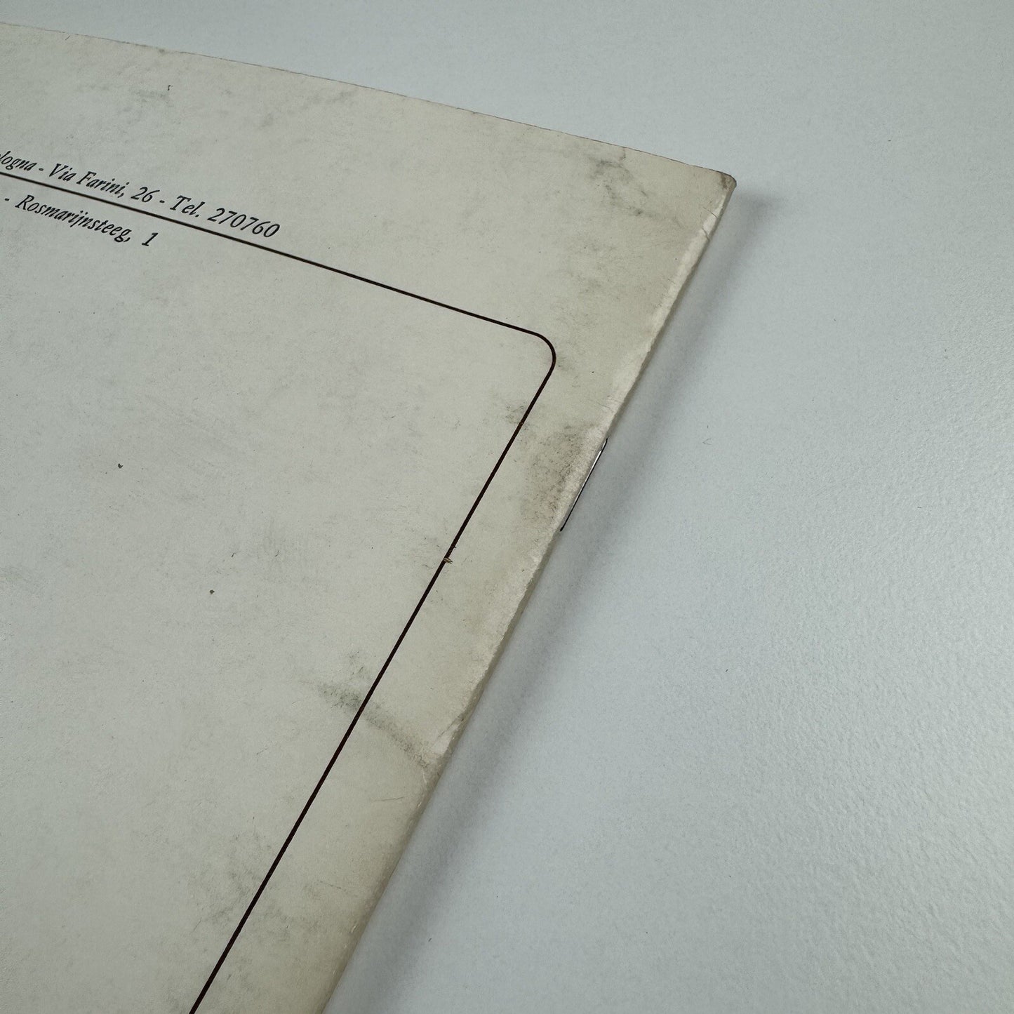 Renato Balsamo | Forni Galleria d’arte 9 April 1983 exhibition catalogue