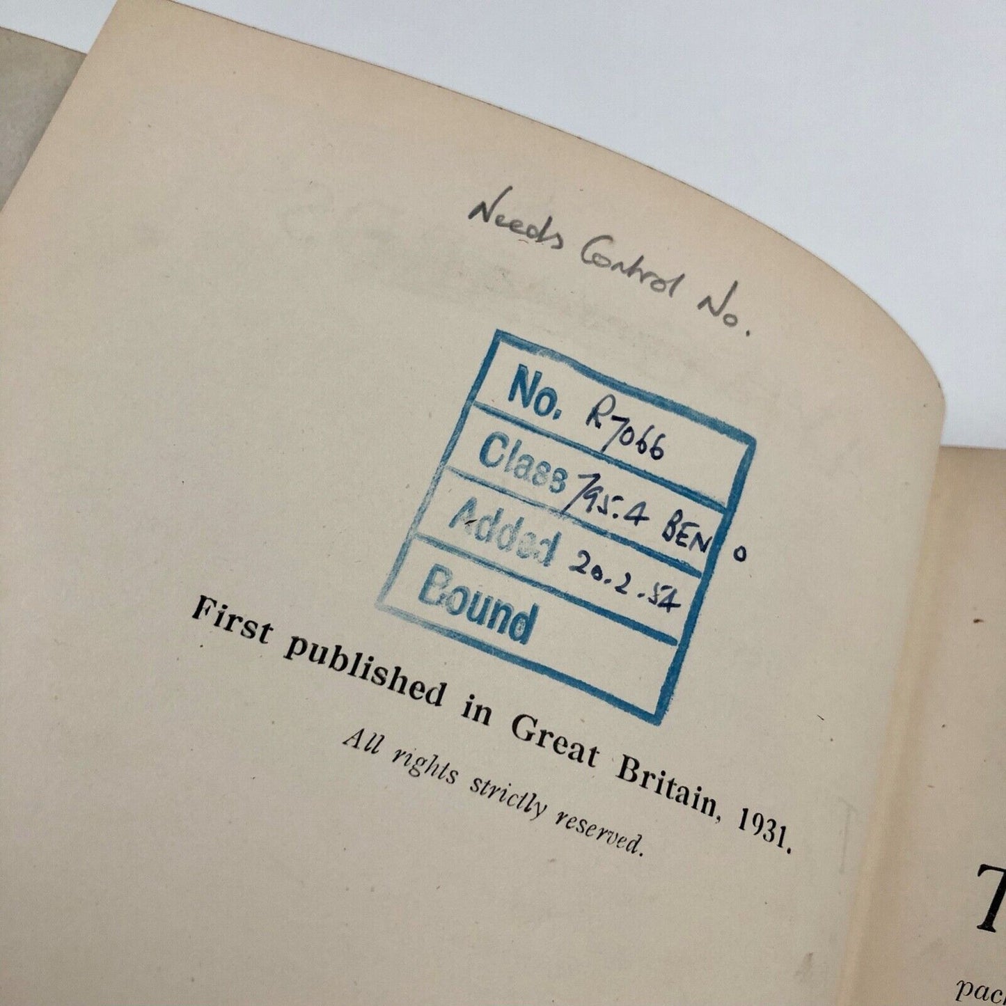 Playing Cards History of the Pack by W. Gurney Benham | Ward, Locke & Co 1931
