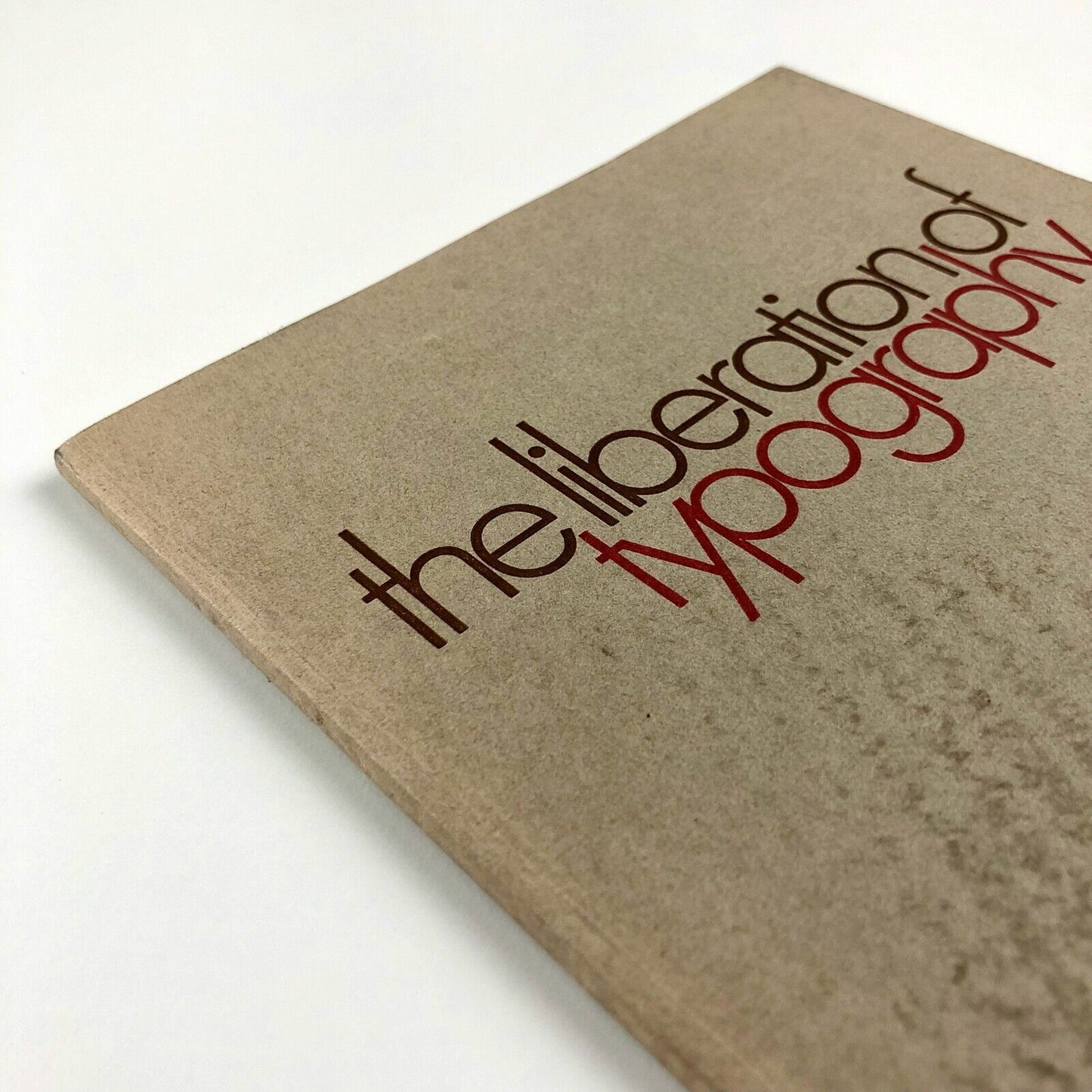 The Liberation of Typography | MRC Matthews | Watford College of Technology 1973