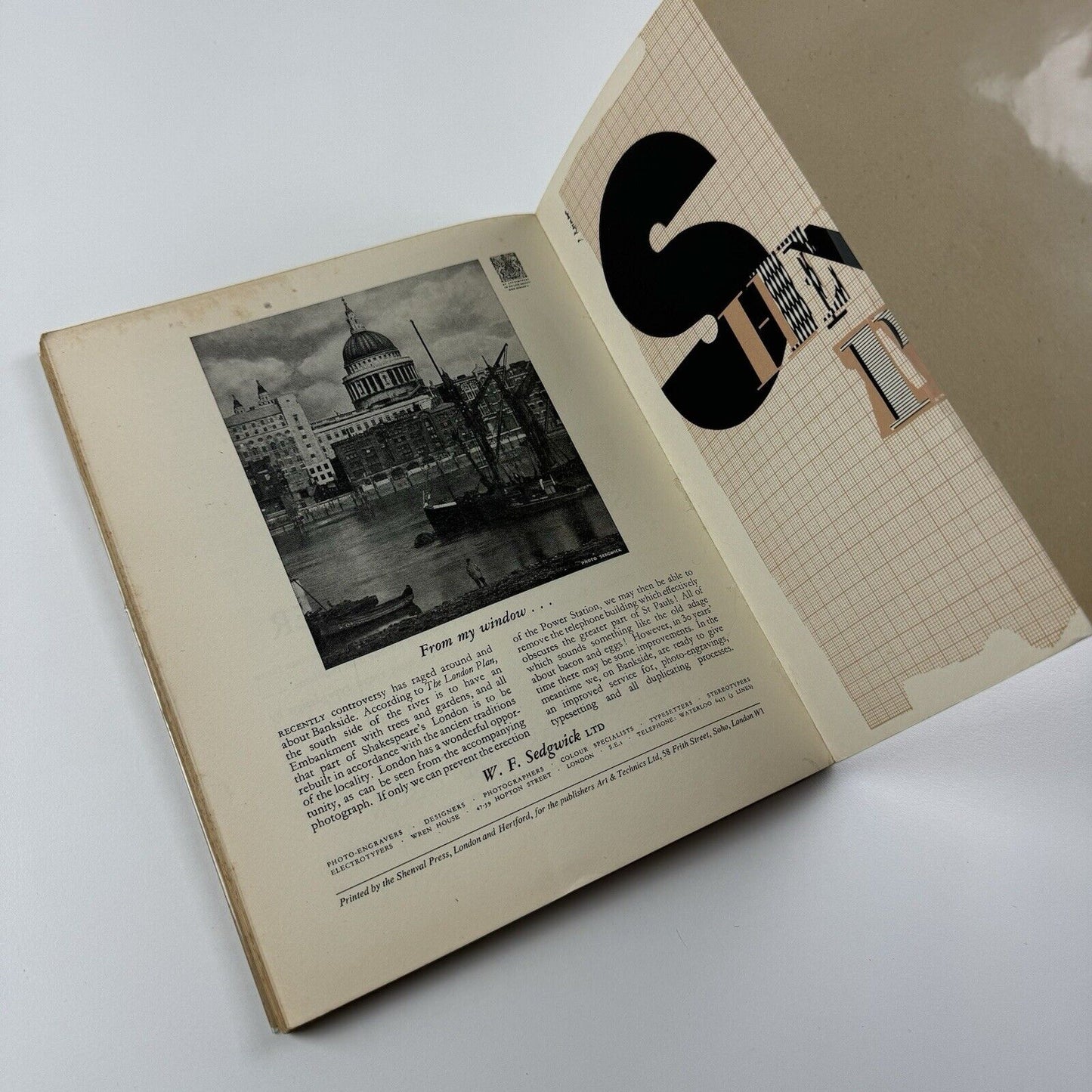 Alphabet and Image journal No 6. Spring 1948 ed Robert Harling | Beatrice Warde inscription