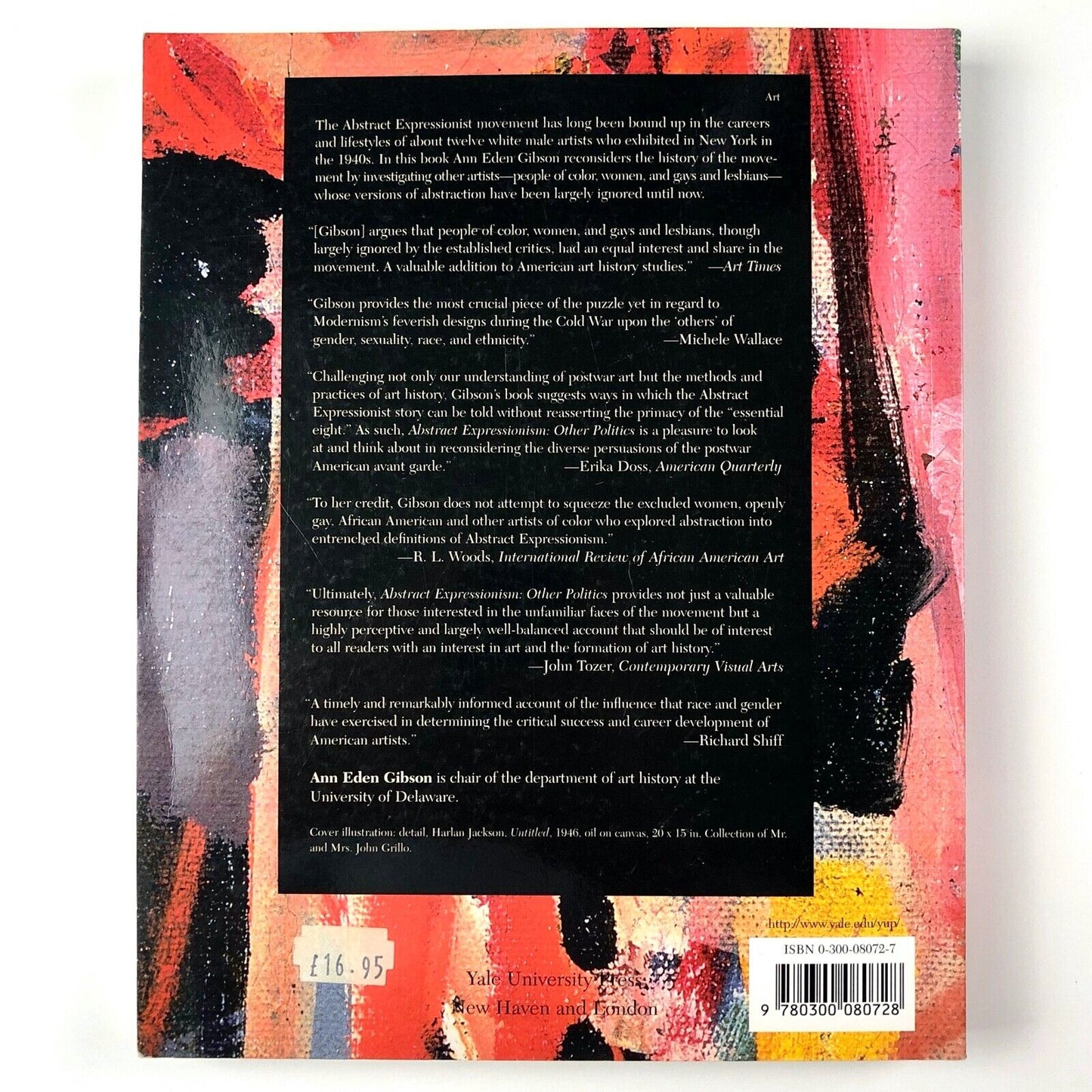 Abstract Expressionism: Other Politics by Ann Eden Gibson | Yale University Press, 1997