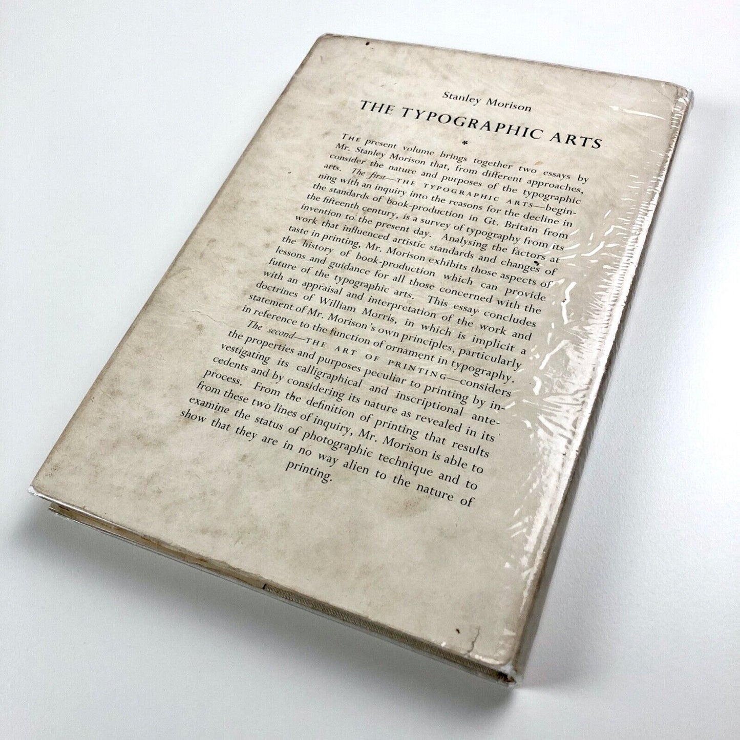 The Typographic Arts by Stanley Morison | The Sylvan Press, 1949