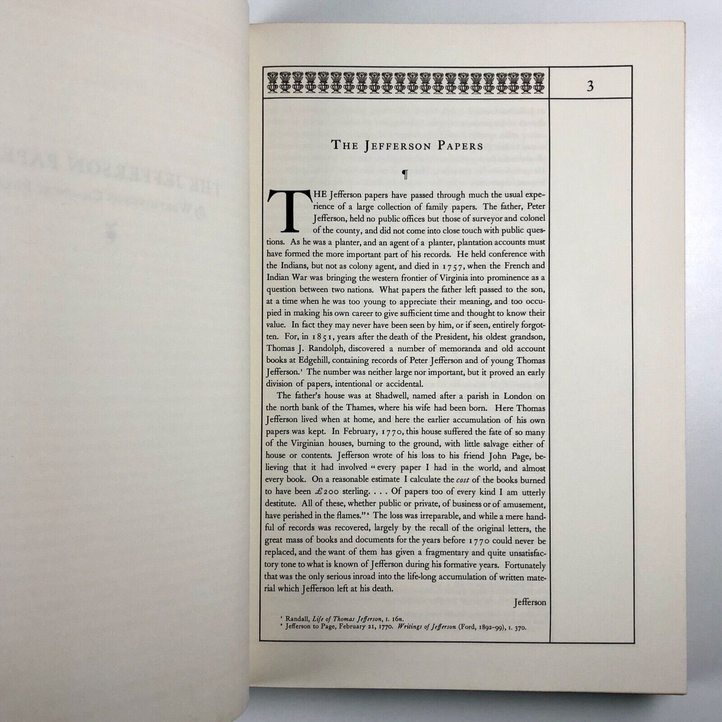 Thomas Jefferson Architect | Coolridge Collection | Fiske Kimball | De Capo Press 1968