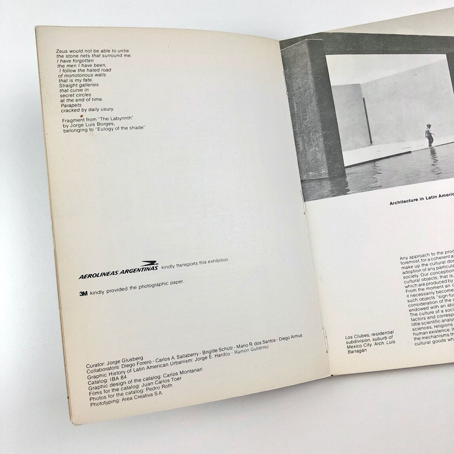 Architecture in Latin America | Horizonte '82 - IBA 84 | Berliner Festpiele, 1984