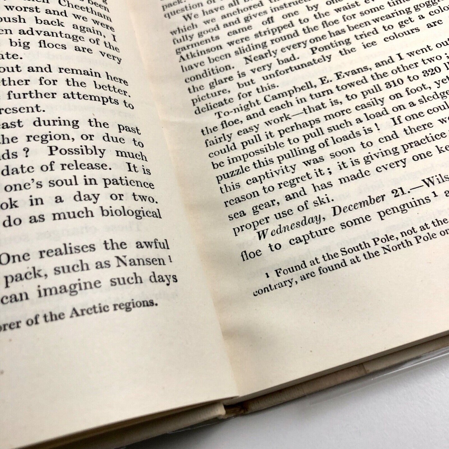 Scott’s Last Expedition. Extracts from the Personal Journal of Capt. R.F. Scott | John Murray, 1952