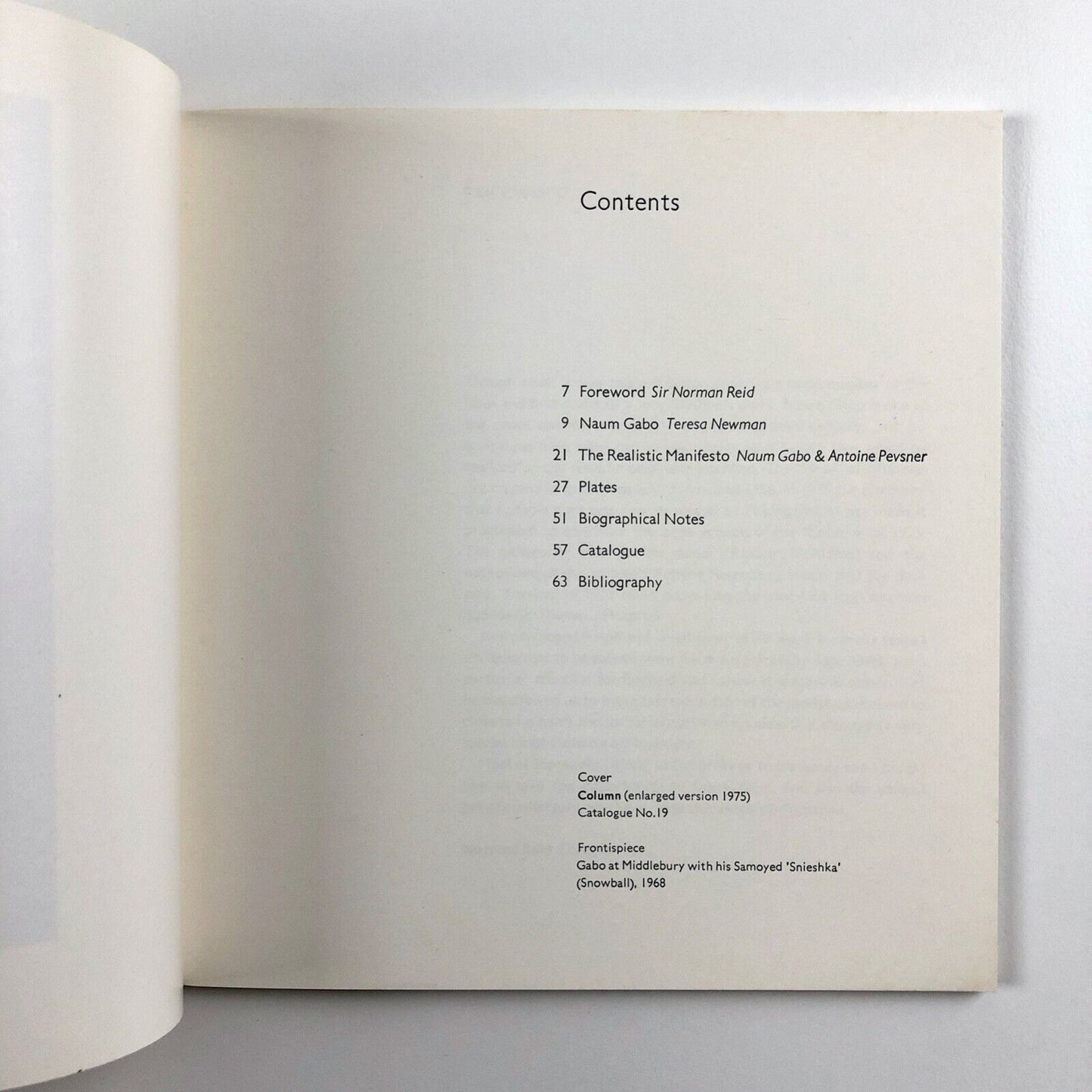 Naum Gabo – The Constructive Process by Tessa Newman | Tate catalogue, 1976