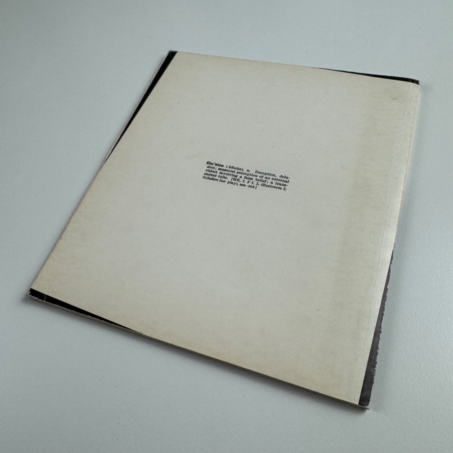 Illusion in Nature and Art | ICA catalogue, October 1973