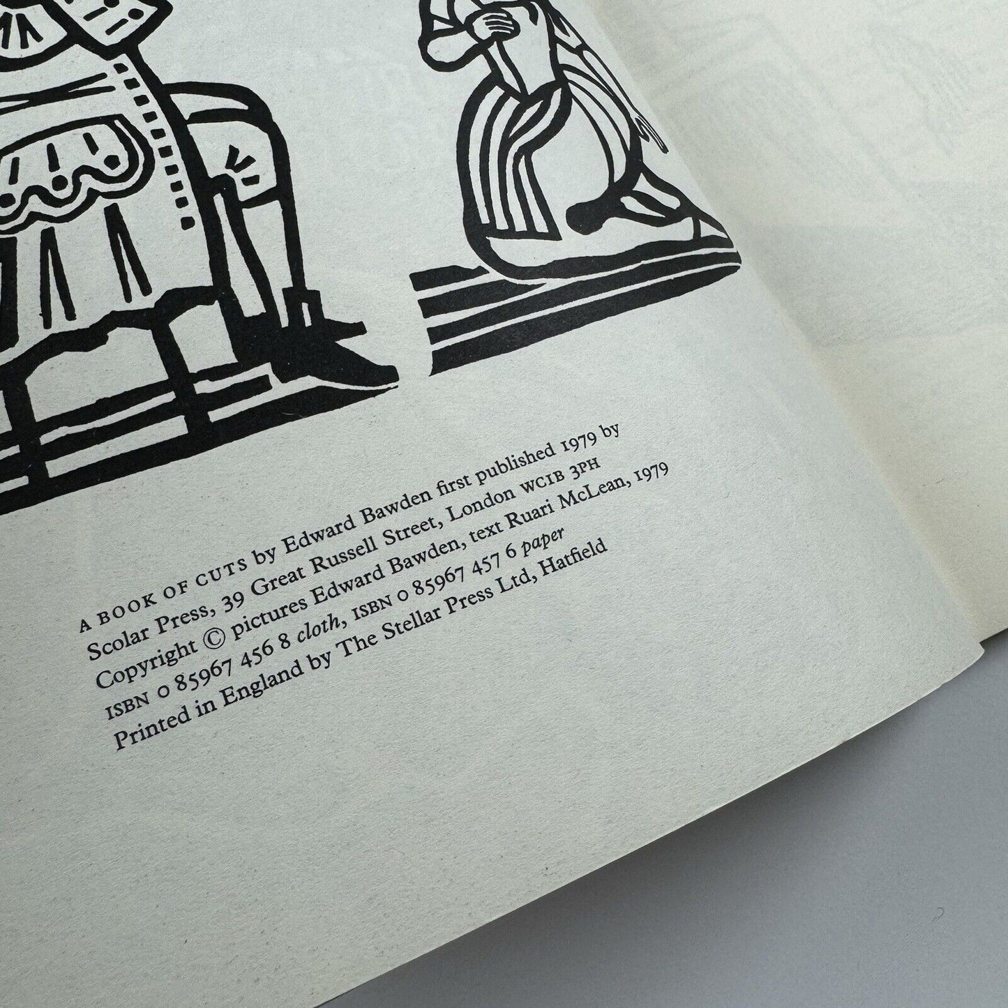 A Book of Cuts by Edward Bawden | Text by Ruari McLean | Scolar, 1979 Softcover