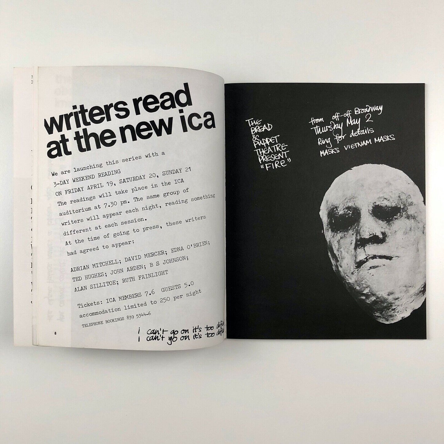 The Magazine of the Institute of Contemporary Arts | April 1968 No.1