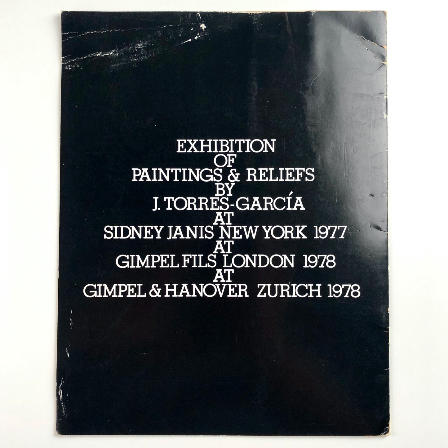 J. Torres-Garcia | Sidney Janis, Gimpel Fils, Gimpel & Hanover catalogue booklet, 1977-78