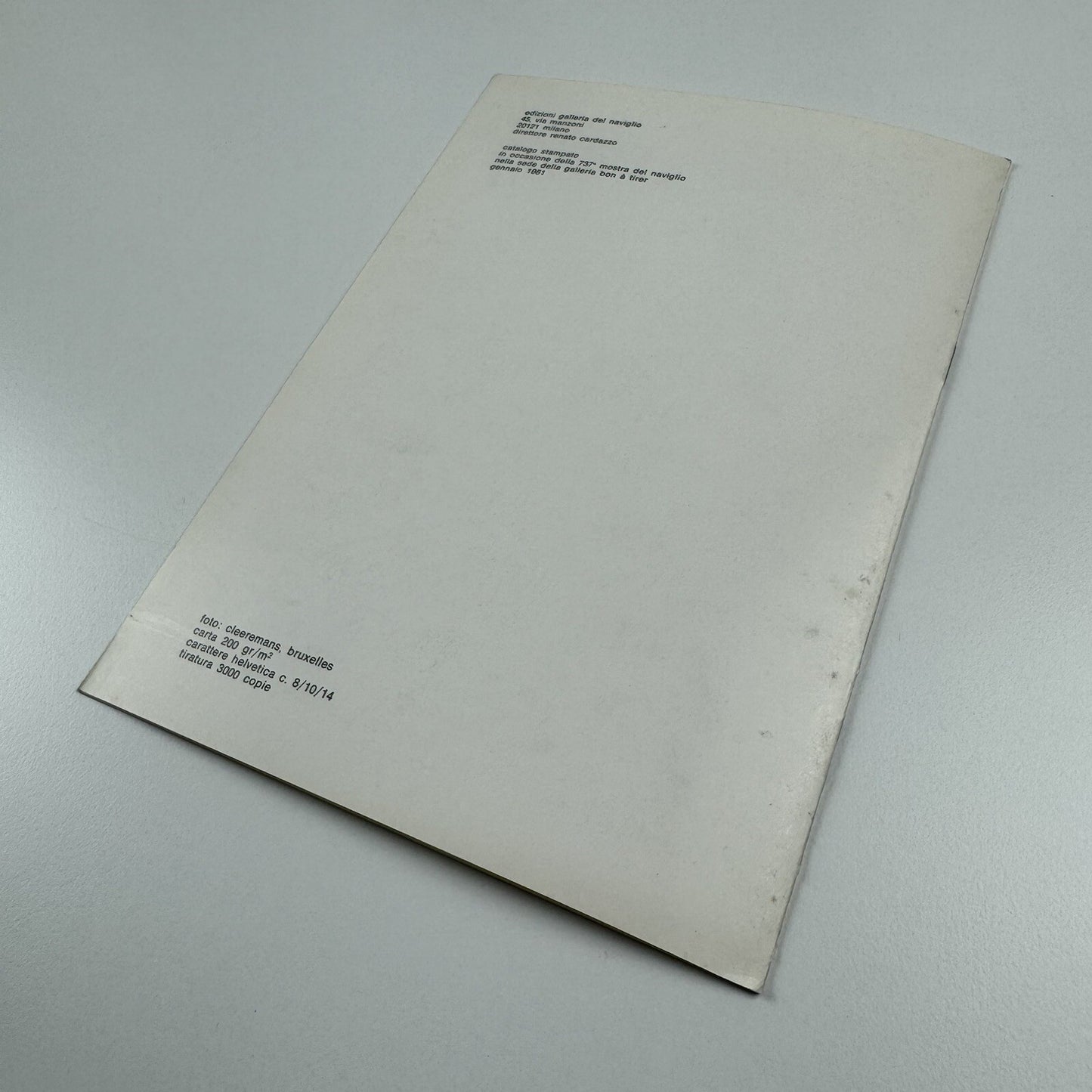 Disegni di Raph Cleeremans | Galleria del Naviglio, Milan January 1981 | Exhibition leaflet