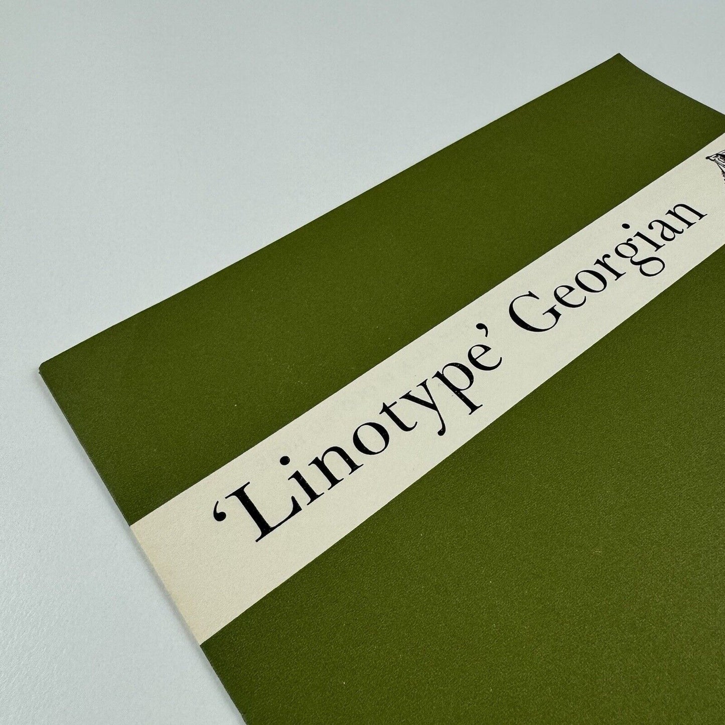 Linotype Georgian | Type specimen leaflet | Undated, possibly 1965