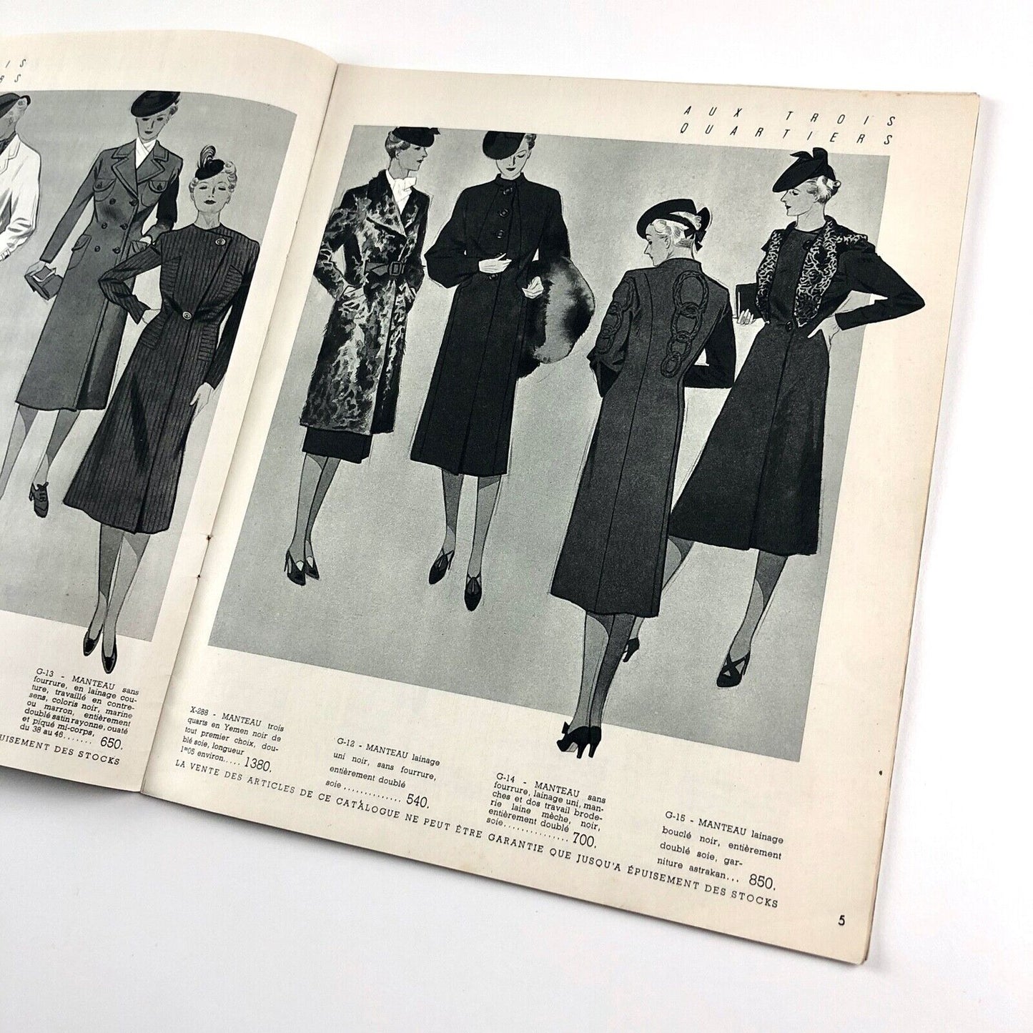 Aux Trois Quartiers – Bd. de la Madeleine, Paris | Mail order catalogue, early 20th century