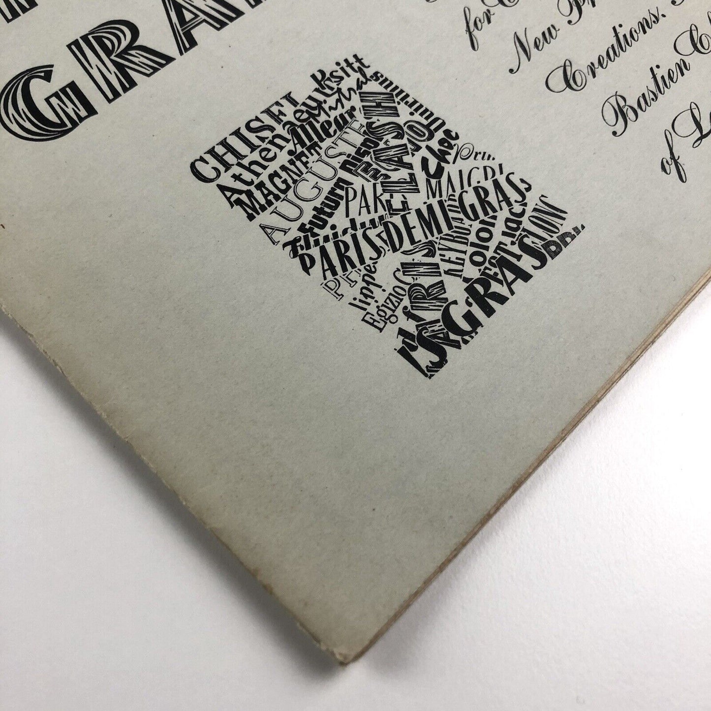 The Graphicist Journal of Alphabetics & International Graphicae No. 1 | A.J. Bastien at Colneside Press, 1957