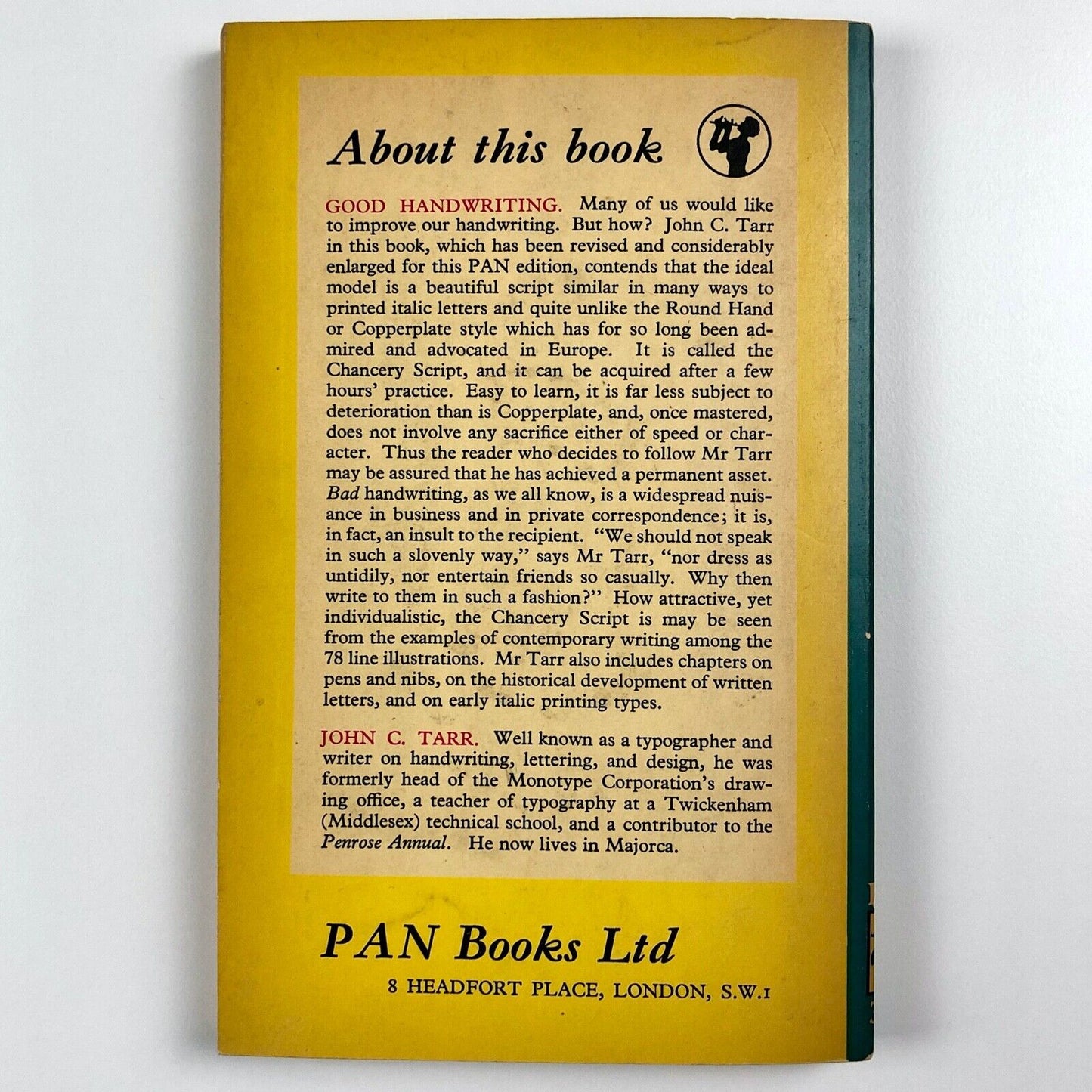 Good Handwriting and How to Acquire It, by John C. Tarr | Pan Books, 1957