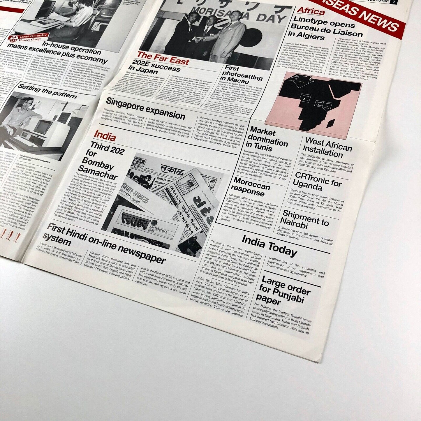 Linotype Express Summer 1984 Issue No 3 | Published by Linotype-Paul Ltd