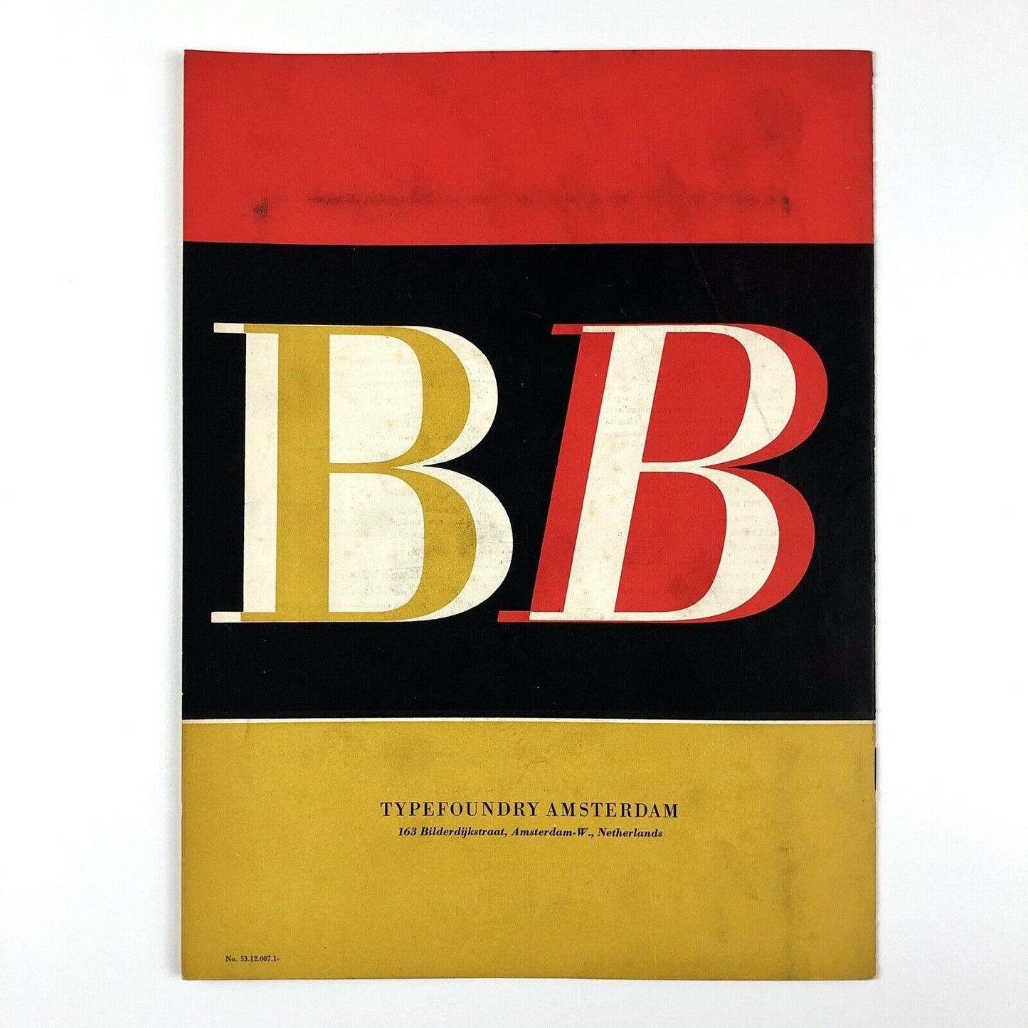 Bodoni type specimen brochure | Typefoundry Amsterdam 1950s?